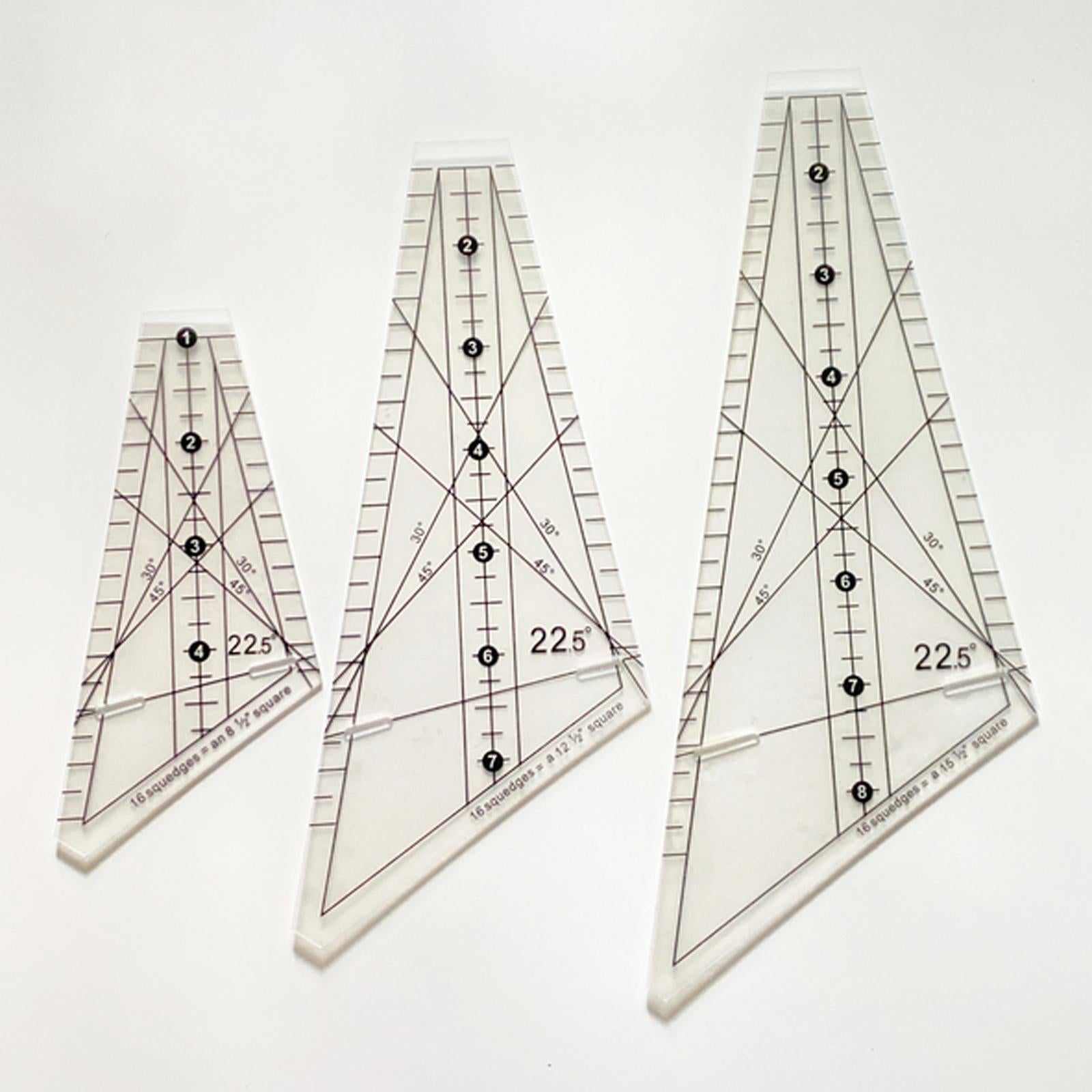 Sewing Acrylic Creative DIY Craft Quilting Ruler for Tailor Sewing Lover S