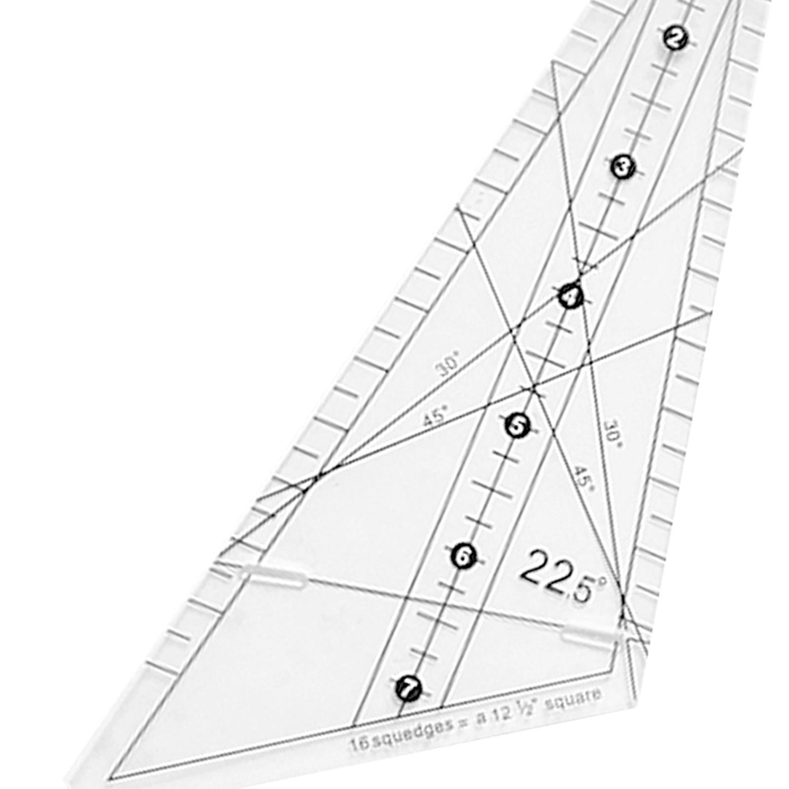 Sewing Acrylic Creative DIY Craft Quilting Ruler for Tailor Sewing Lover M