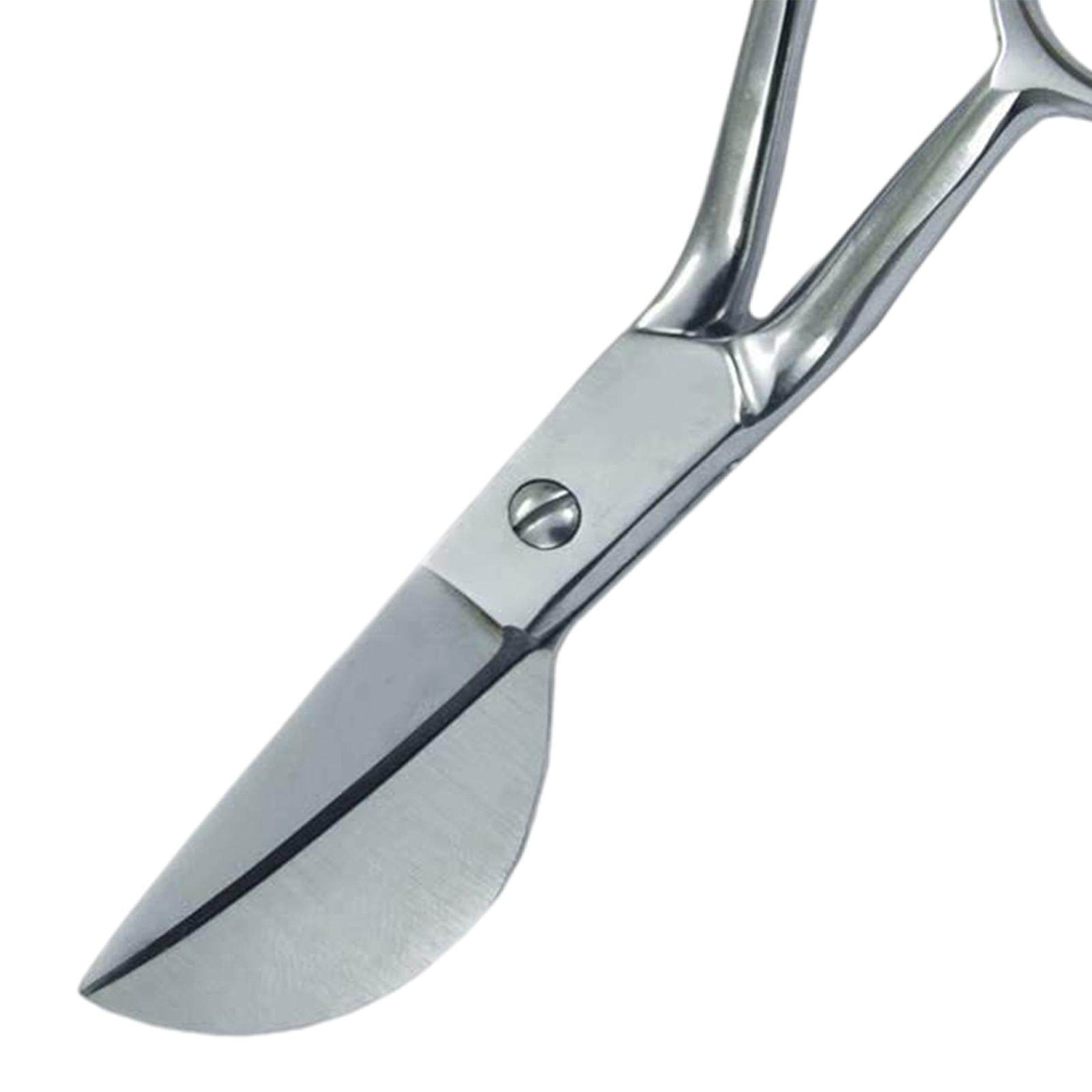 7 Duckbill Applique Scissors for Thread Tufted Carpet Fabric Shears Silver"