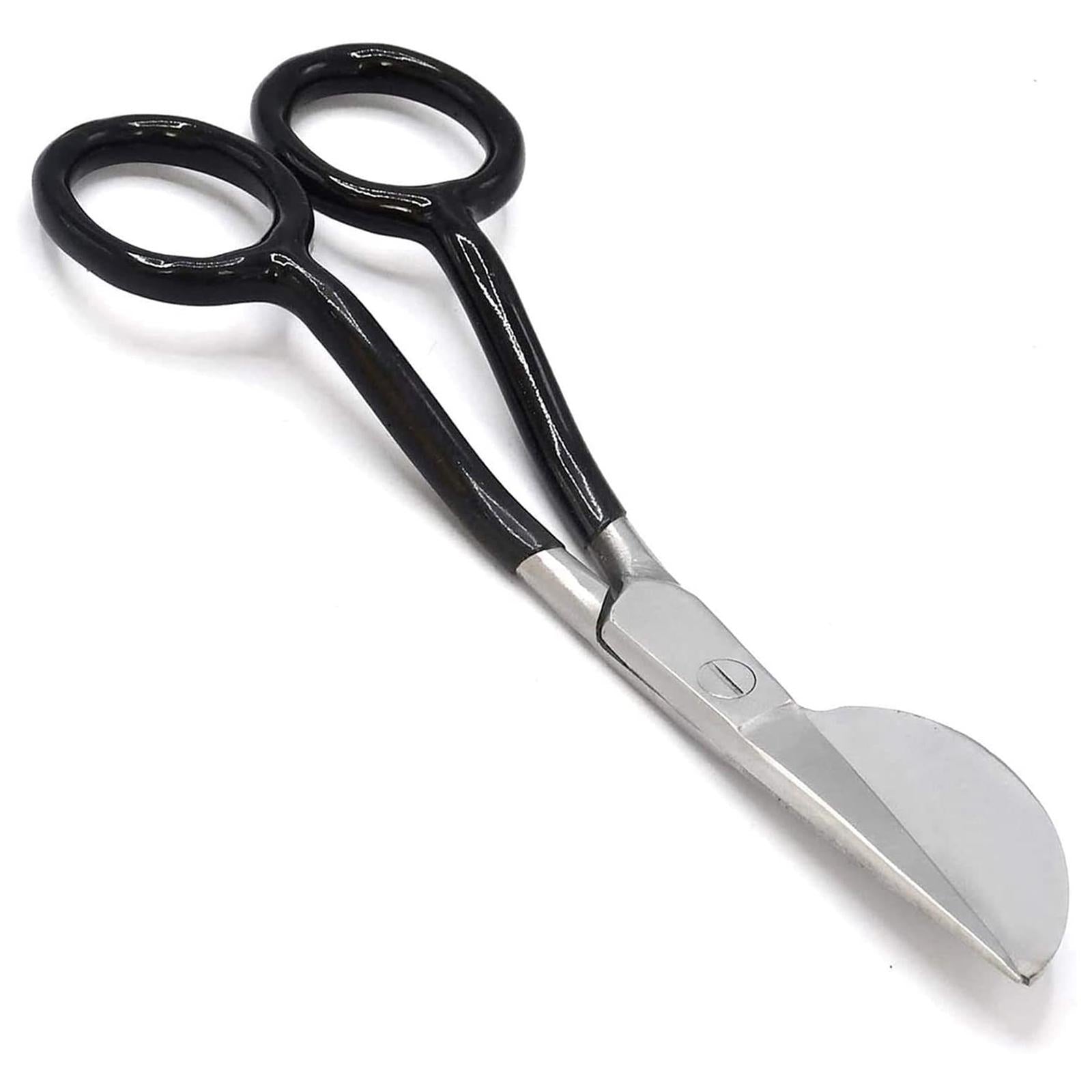 7 Duckbill Applique Scissors for Thread Tufted Carpet Fabric Shears Black"
