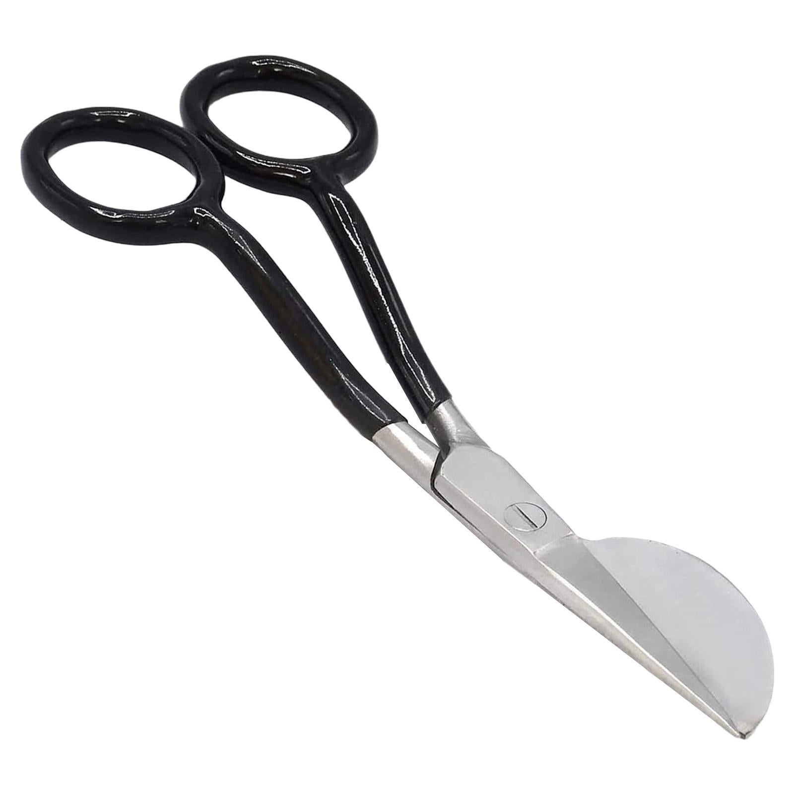 7 Duckbill Applique Scissors for Thread Tufted Carpet Fabric Shears Black"