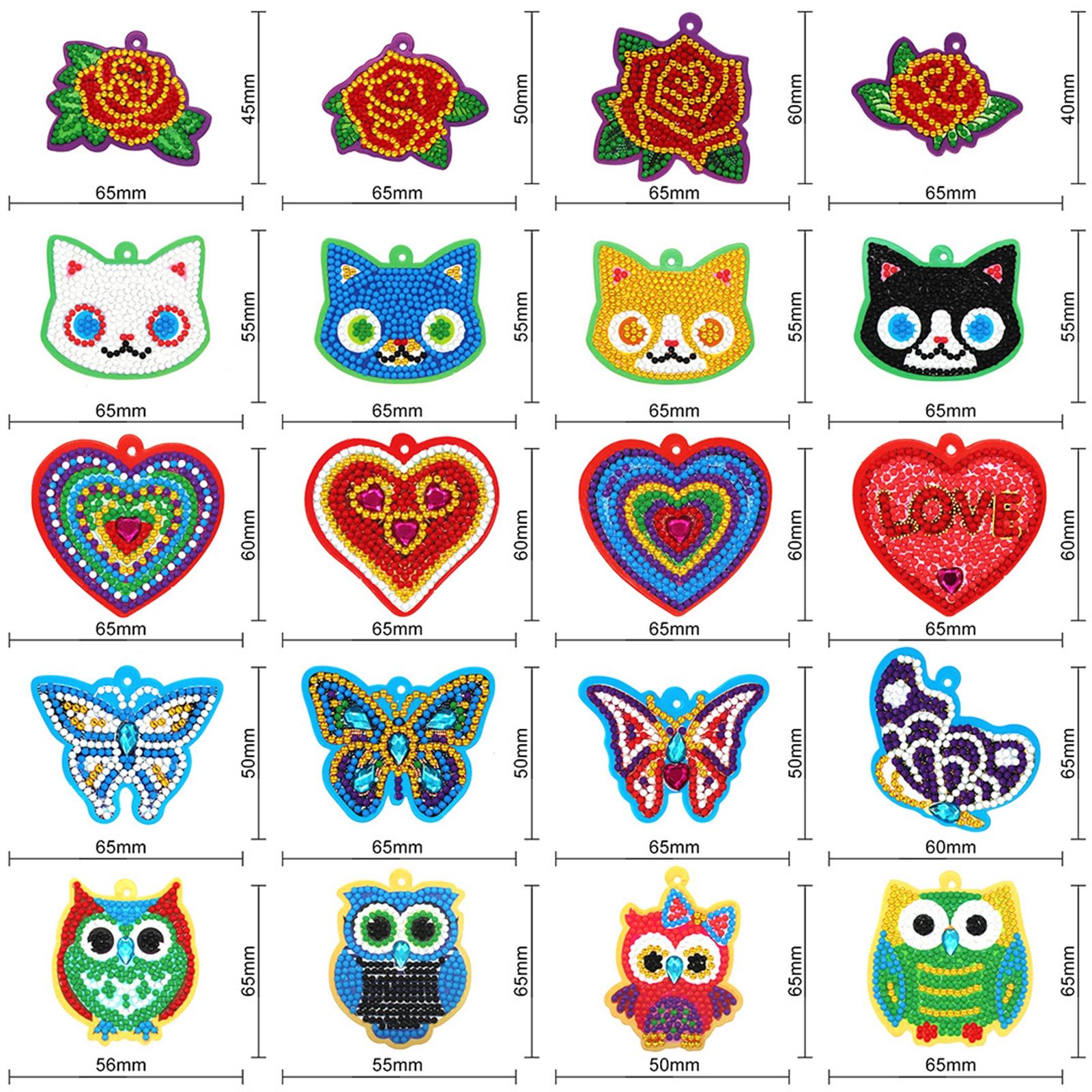 Cartoon DIY Full Drill Diamond Painting Arts Crafts Embroidery Kits Pendant