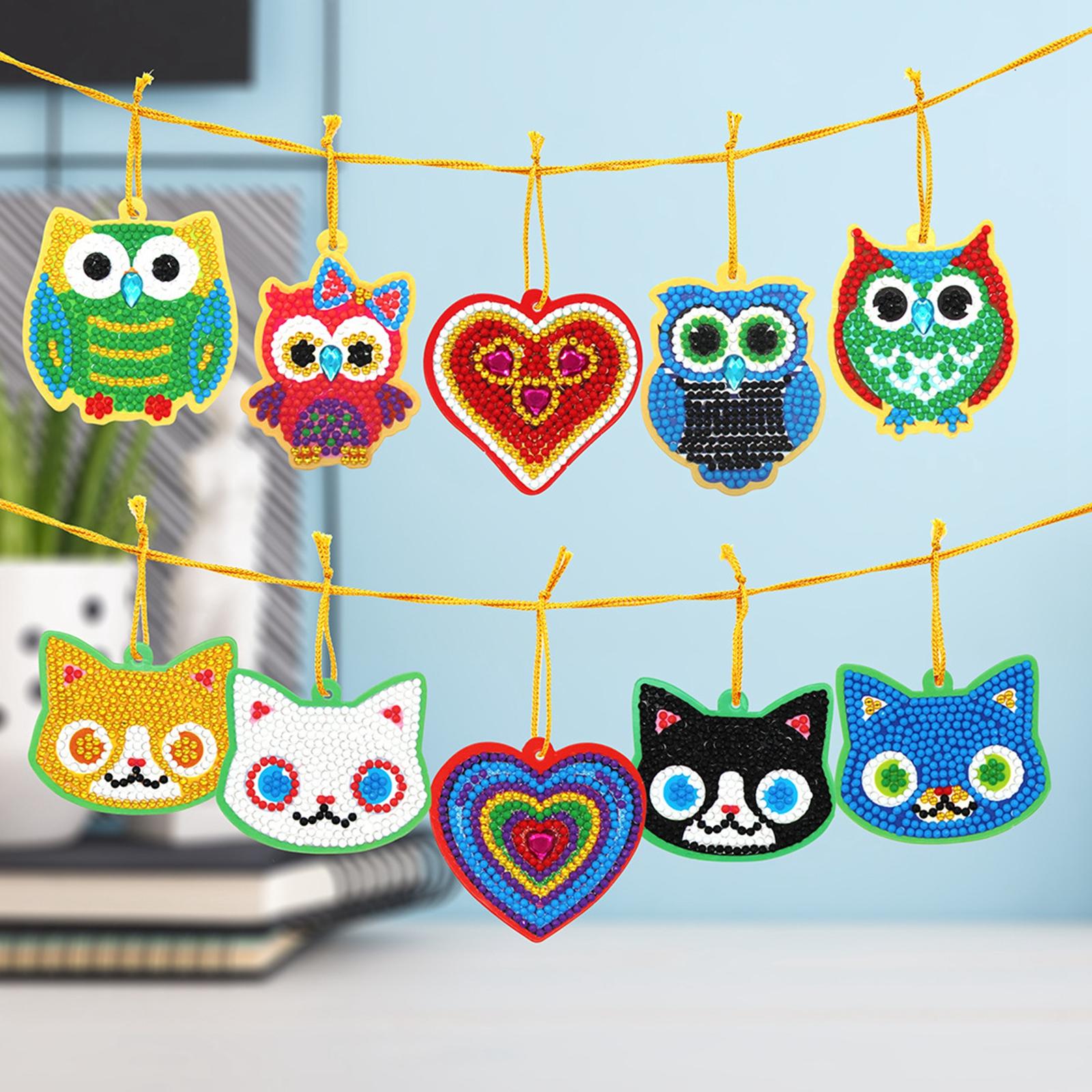 Cartoon DIY Full Drill Diamond Painting Arts Crafts Embroidery Kits Pendant