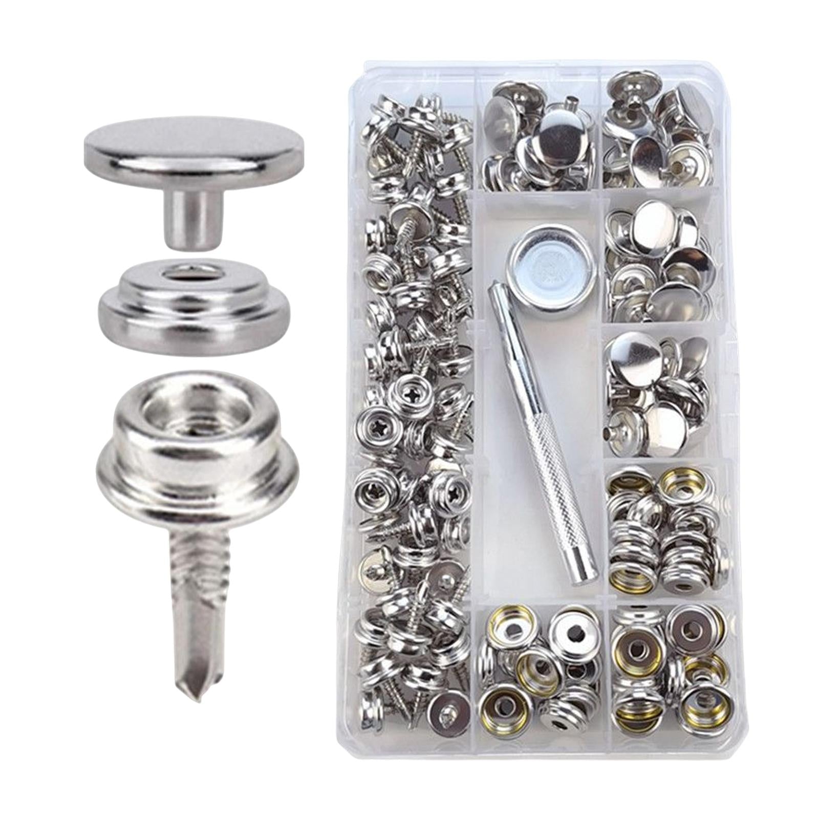Canvas Tarp Snap Button Boat Cover Screw Fastener Furniture Buckle Tools