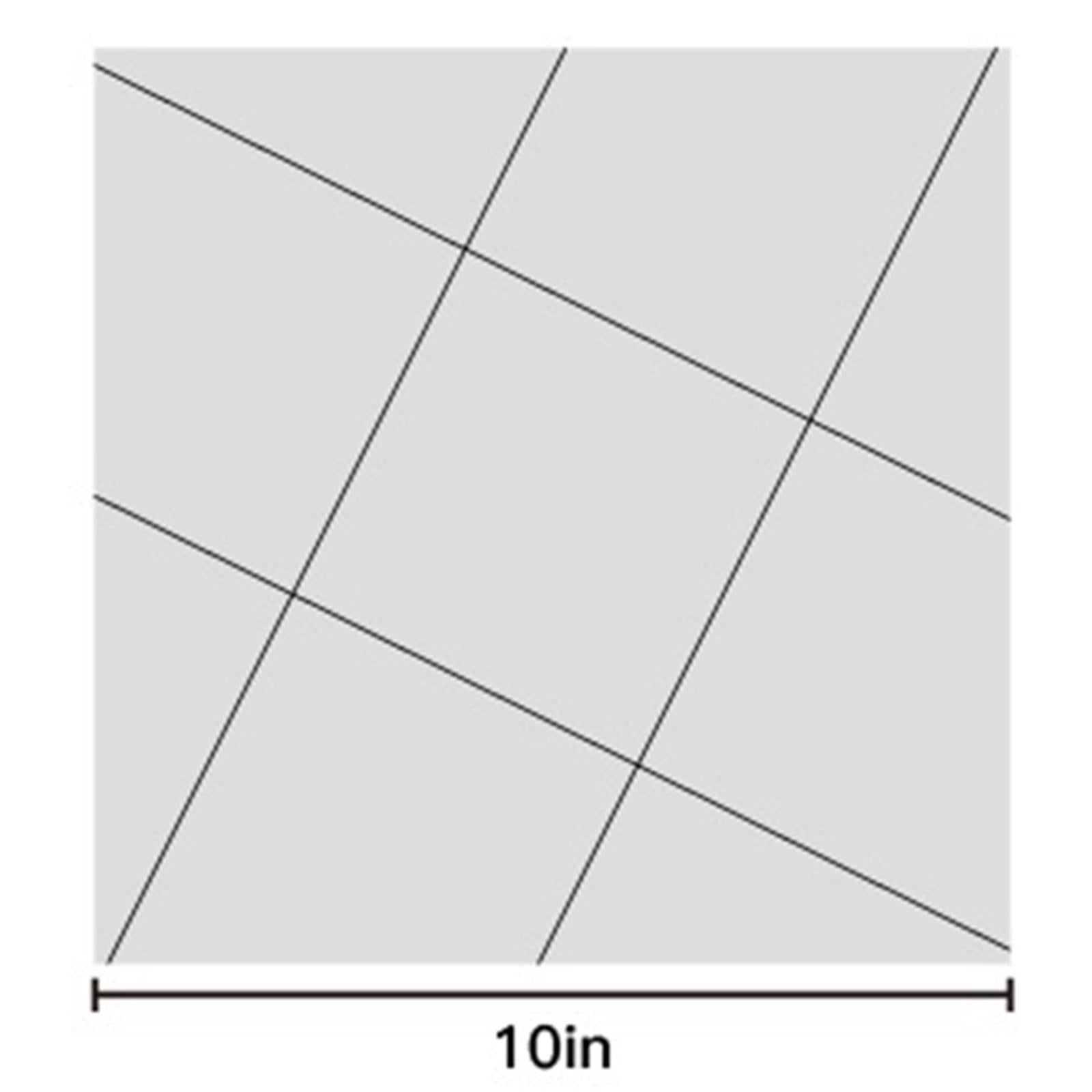 Square Quilting Template Quilter Ruler Quilt Templates Fabric Cutting Rulers 10x10inch