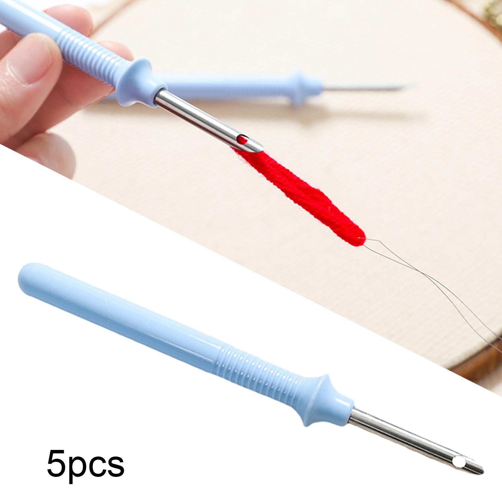 5x Punch Needle Embroidery Pen Set Weaving Cross Stitch Sewing 0.5cm Head