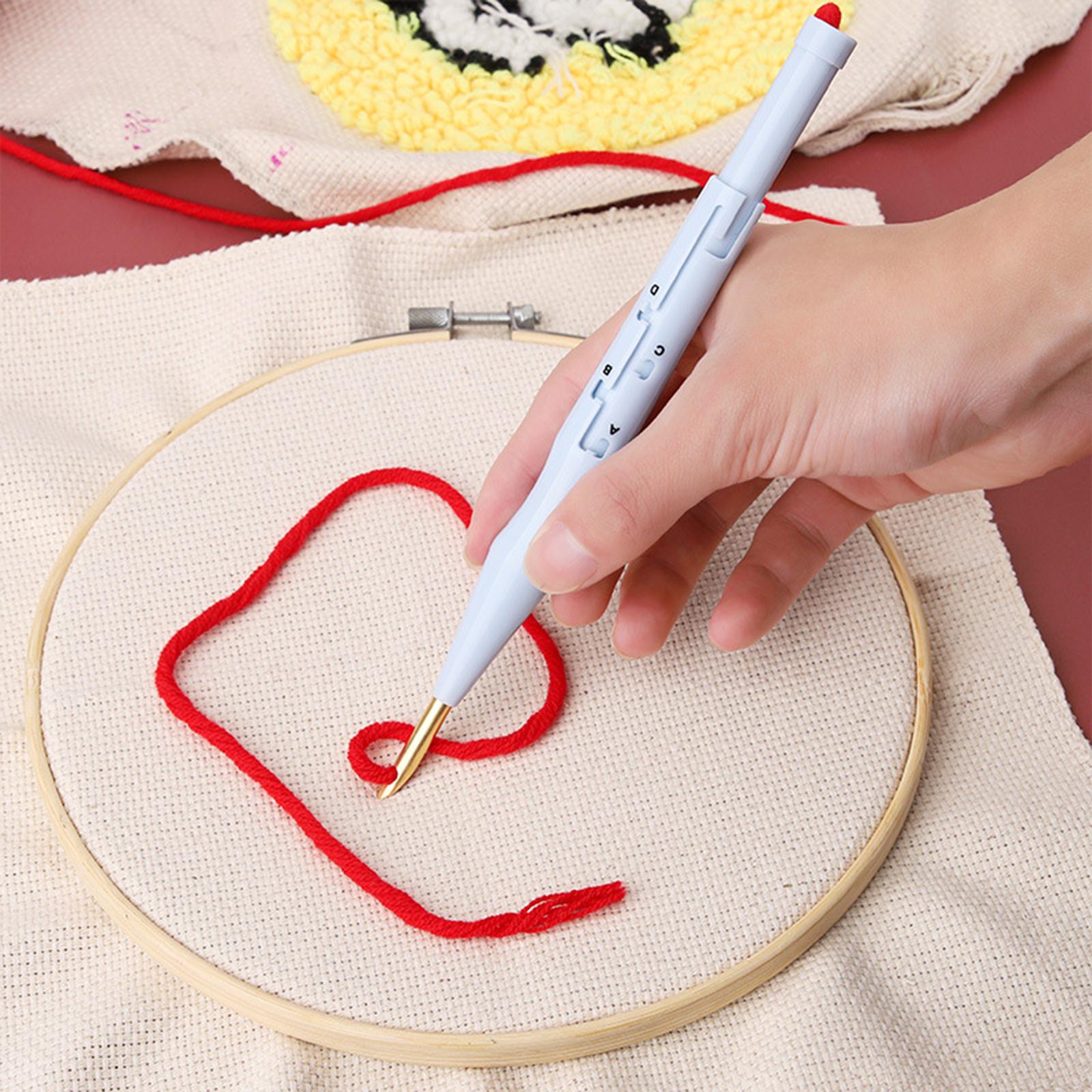 Big Eye Punch Needle Stitching DIY Weaving Wool Felting Supplies Sewing