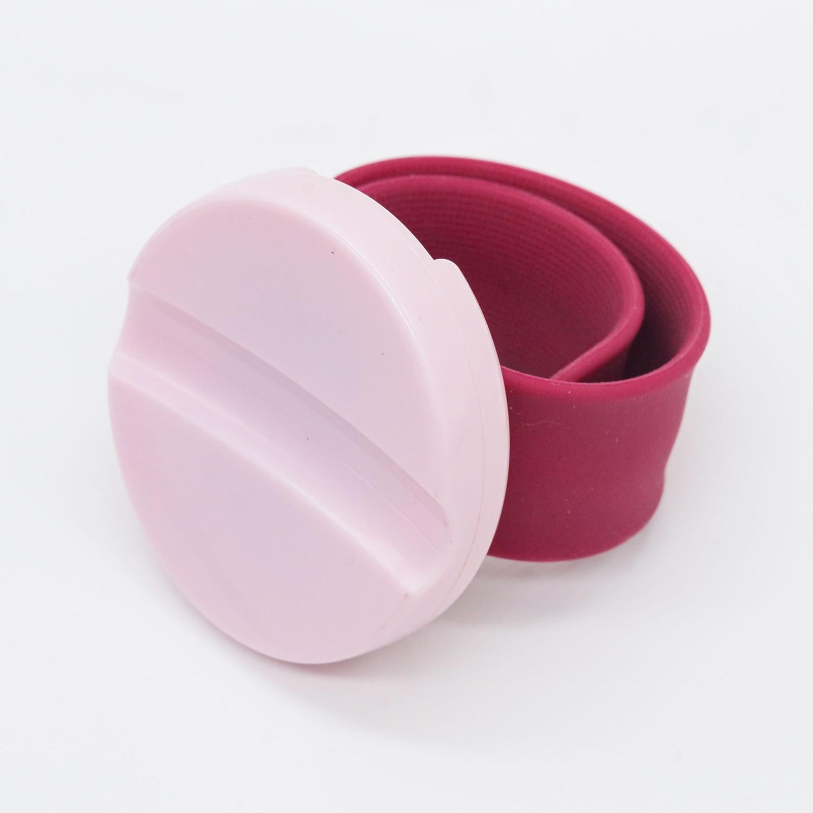 Magnetic Wrist Pin Holder and 40Pcs Sewing Pins Wrist Strap Cushion Red