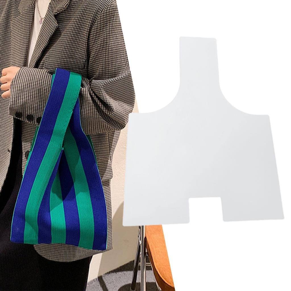 Handmade Hobo Bag Acrylic Template Tool Bag Making Shoulder Bag Accurate Cut 12inch