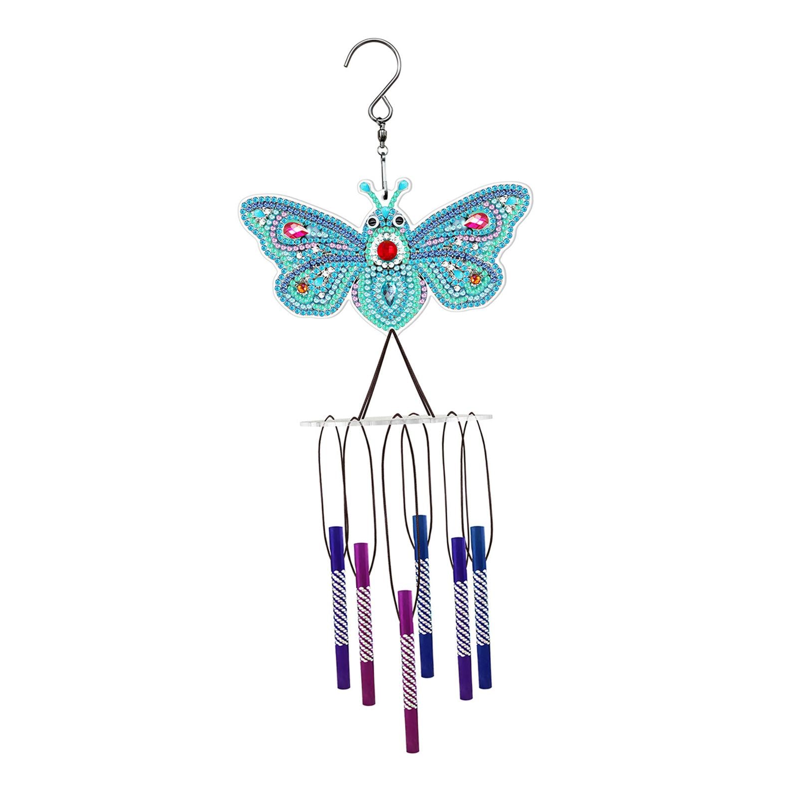 Diamond Painting Wind Chime Crystal Paint by Number Crafts Decor Light blue