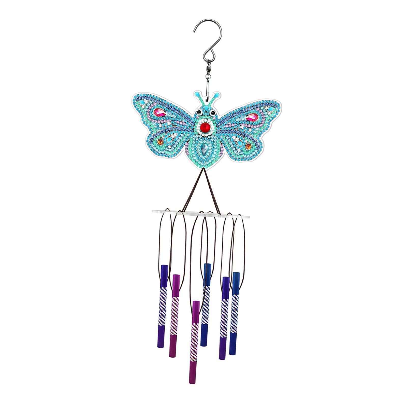 Diamond Painting Wind Chime Crystal Paint by Number Crafts Decor Light blue