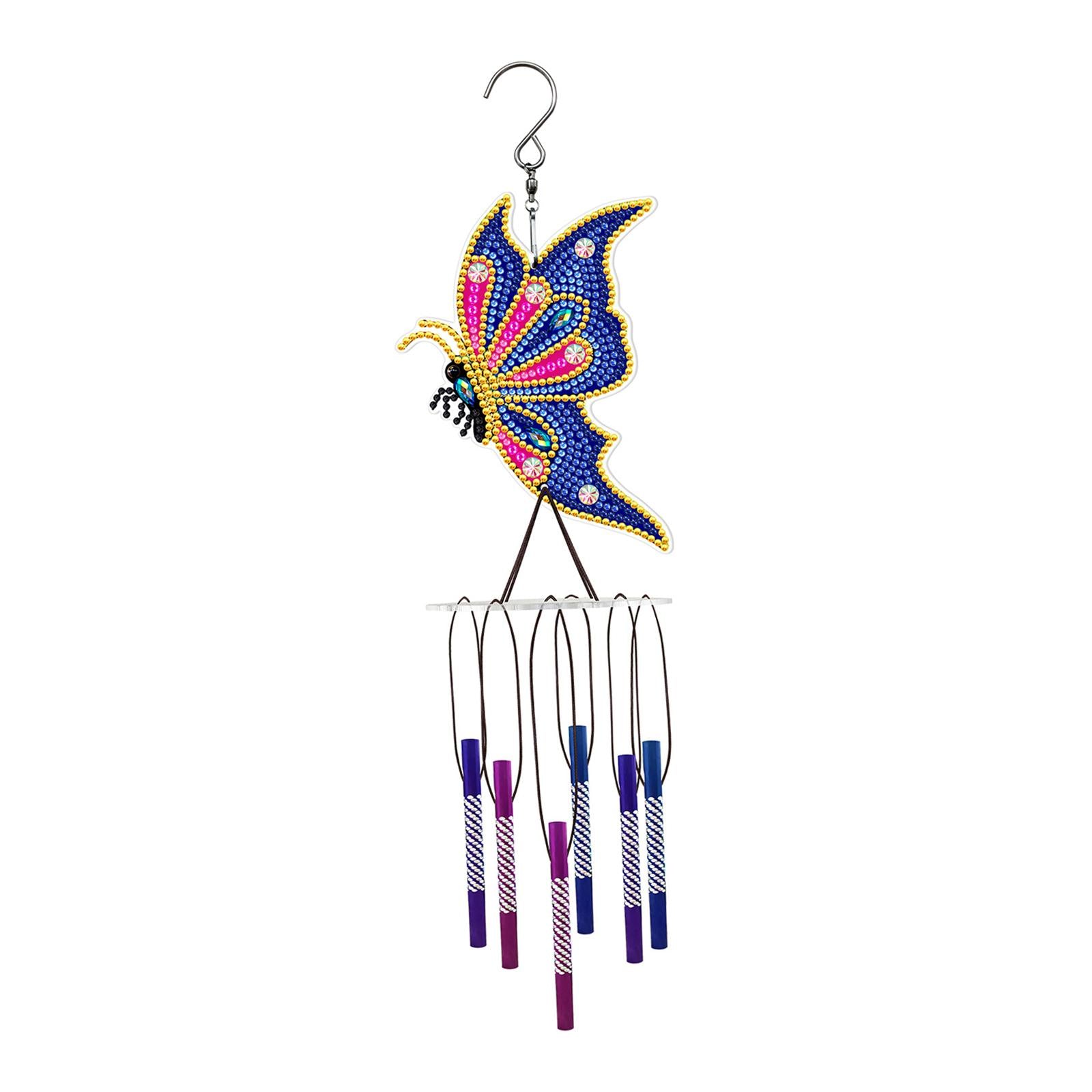 Diamond Painting Wind Chime Crystal Paint by Number Crafts Decor Dark blue