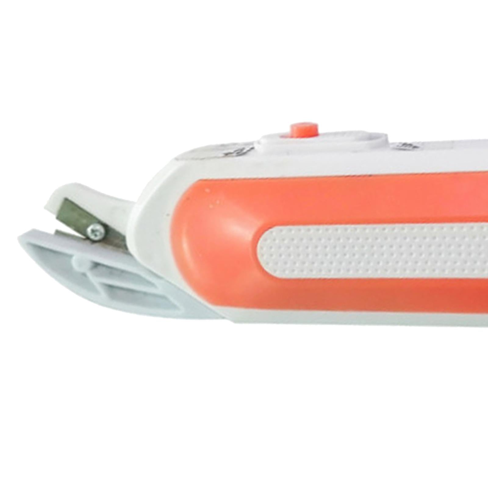 Electric Scissors Mini Handheld for Cardboard Cutting Tool Scrapbooking Orange