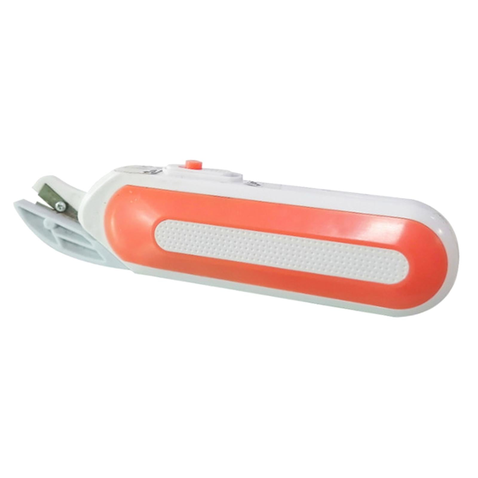 Electric Scissors Mini Handheld for Cardboard Cutting Tool Scrapbooking Orange