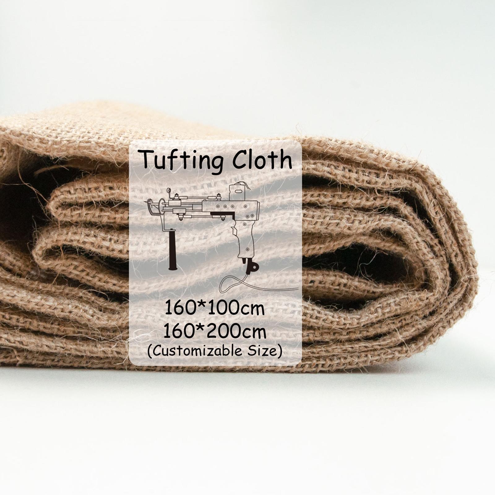 Needle Fabric Linen Cloth Stitch Monks Cloth for Punch Needle Rug Tufting A