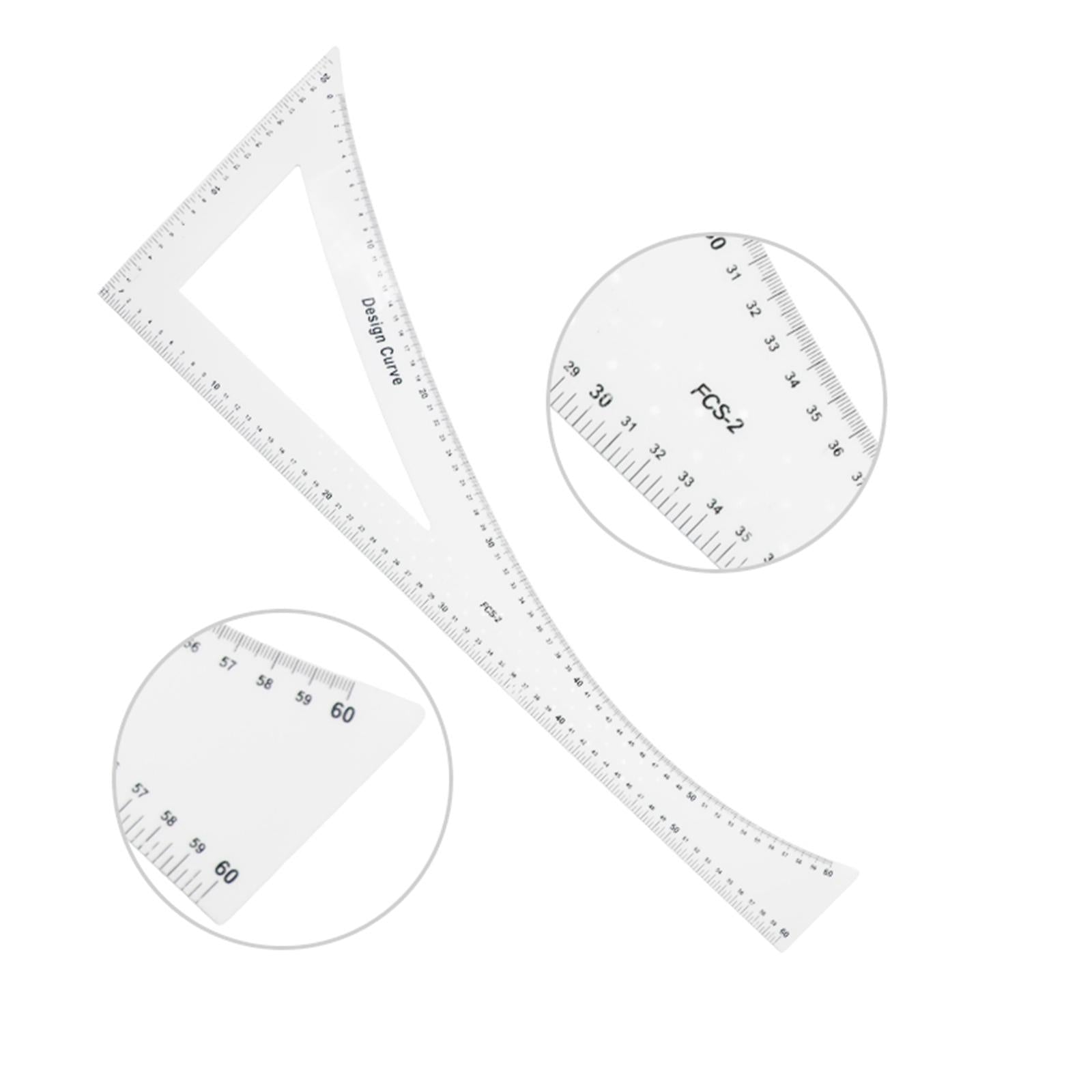 7 Pieces Sewing Ruler Craft Clothing Accessories Needlework for Tailor