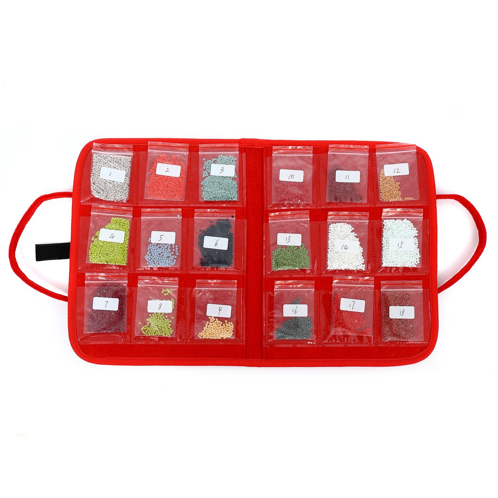 DIY Diamond Painting Handbag Mosaic Drill Eco-friendly Bags Red