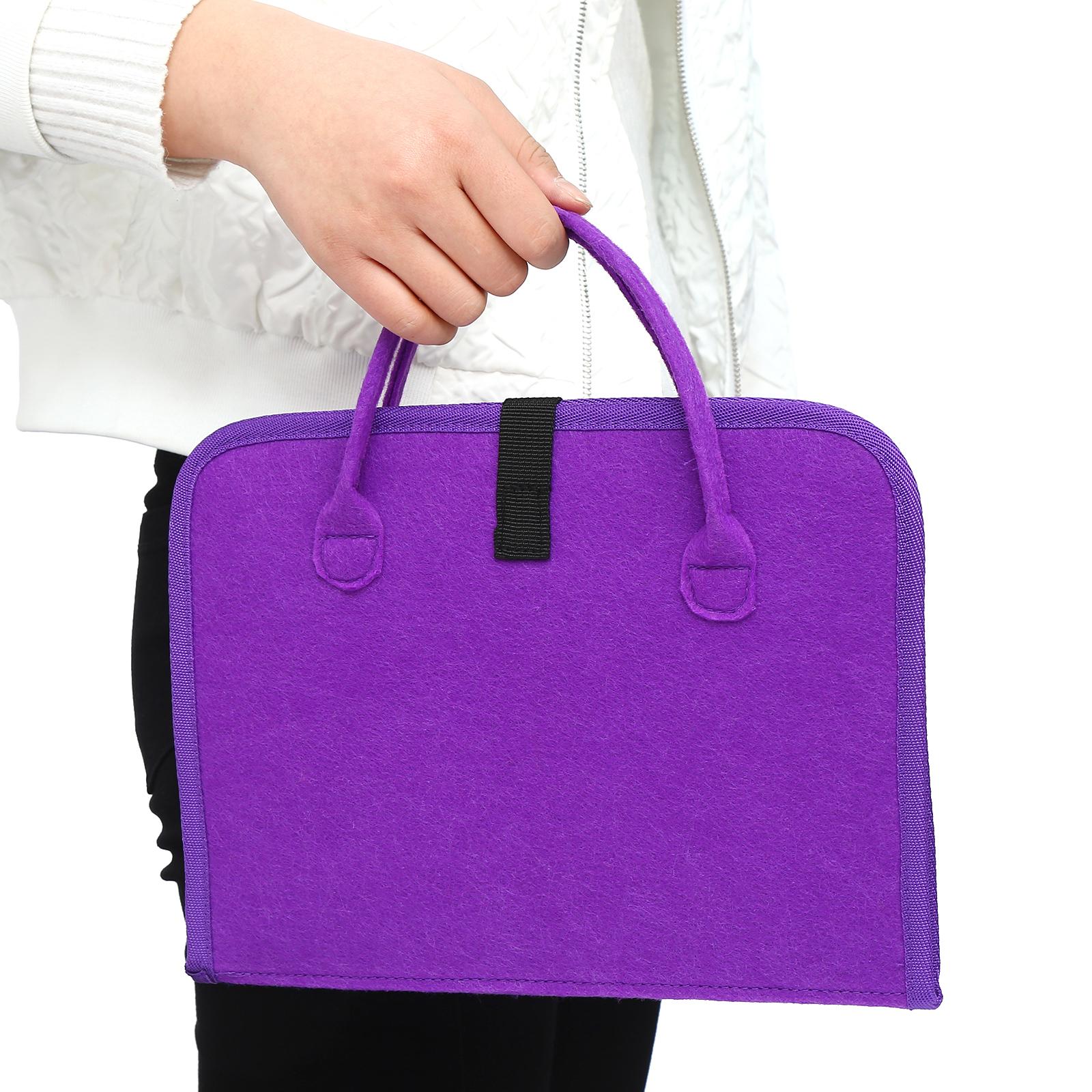DIY Diamond Painting Handbag Mosaic Drill Eco-friendly Bags Purple