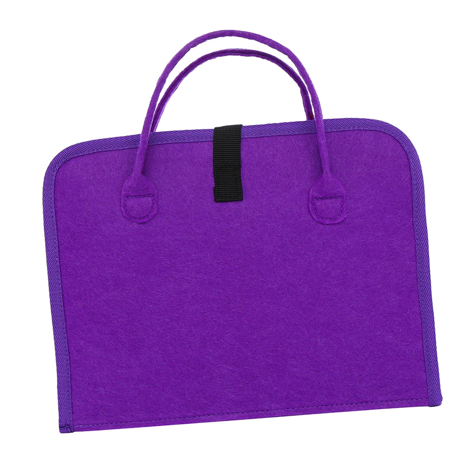 DIY Diamond Painting Handbag Mosaic Drill Eco-friendly Bags Purple
