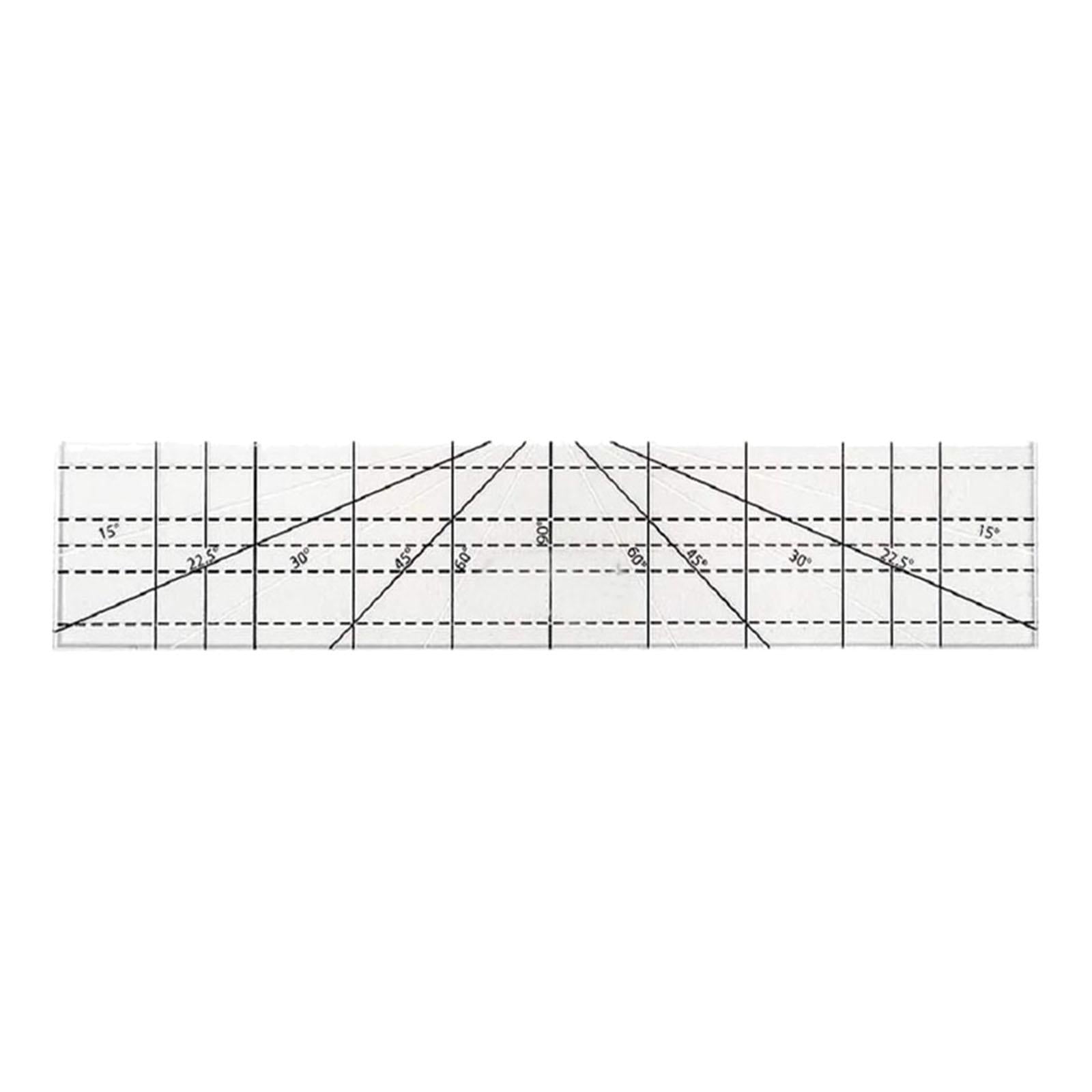 Quilting Template 25.5x5cm for Sewing Template DIY Craftwork and Sewing