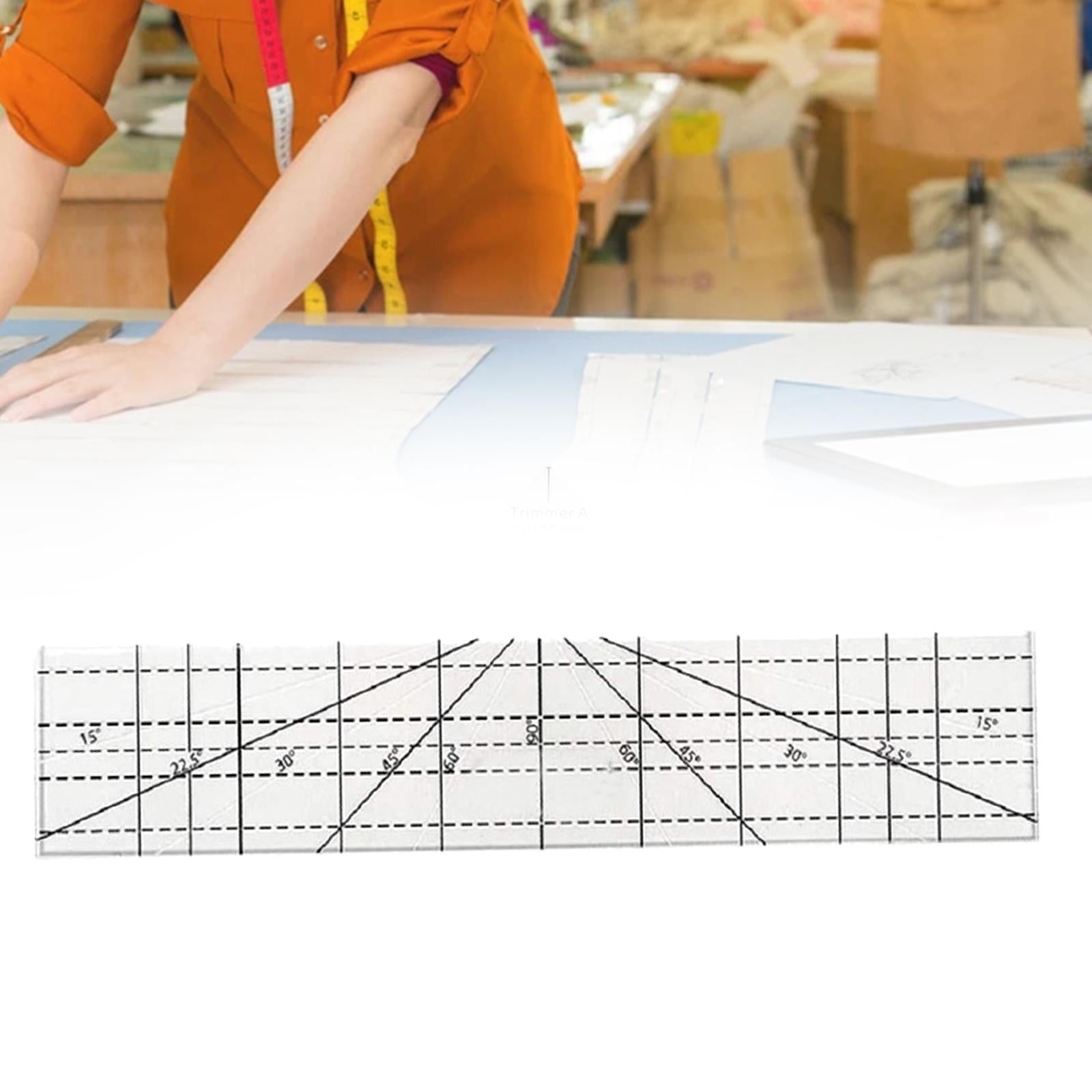 Quilting Template 25.5x5cm for Sewing Template DIY Craftwork and Sewing
