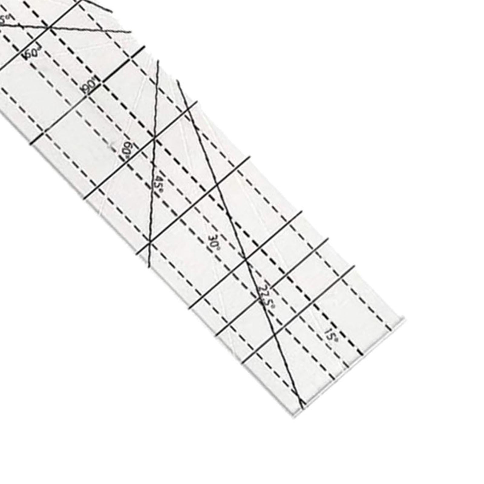 Quilting Template 25.5x5cm for Sewing Template DIY Craftwork and Sewing