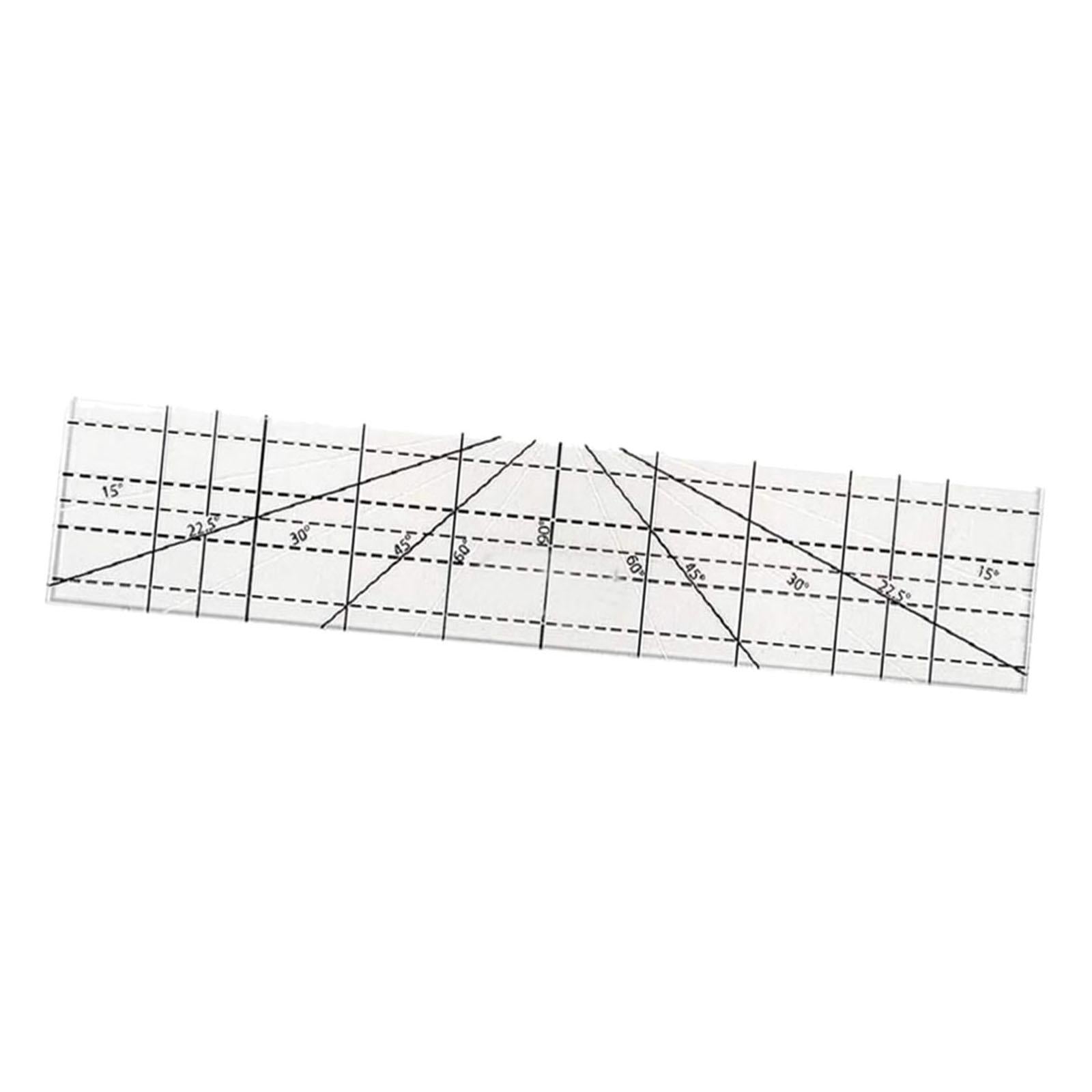 Quilting Template 25.5x5cm for Sewing Template DIY Craftwork and Sewing