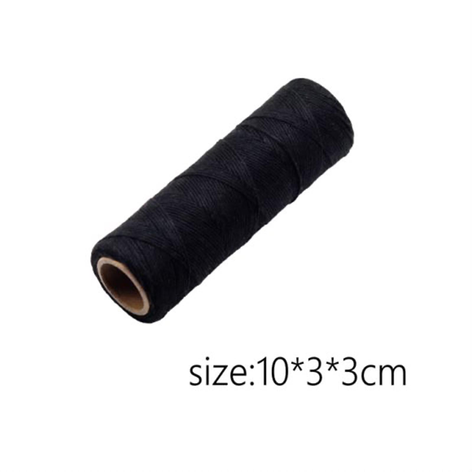 2Pcs Weaving Loom Warp Thread Black White Warping Thread for Carpet Blanket
