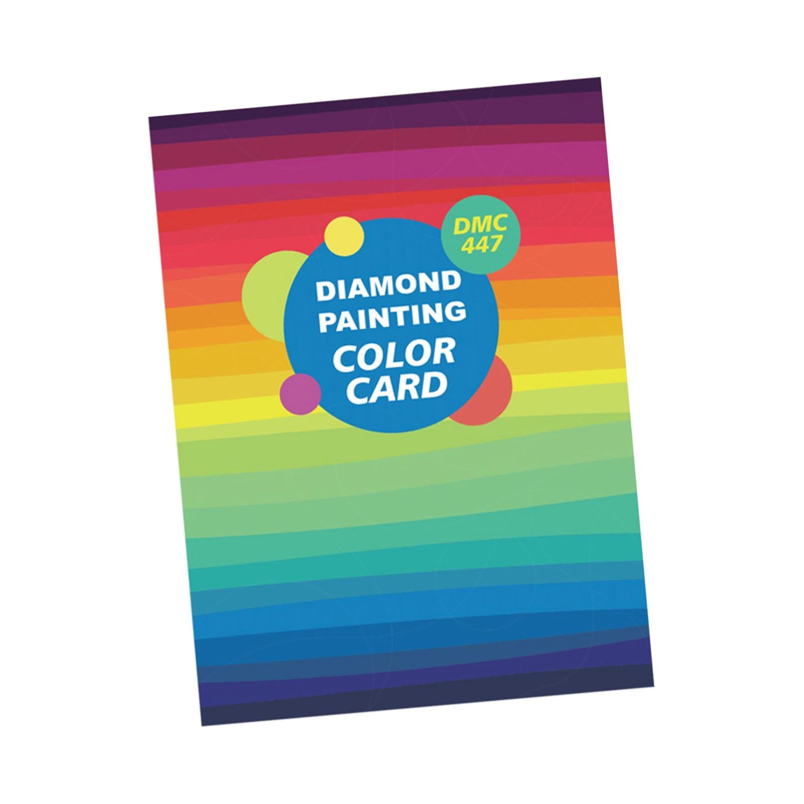 DMC Color Chart for Diamond Painting Book 5D Diamond Art Reference Tools