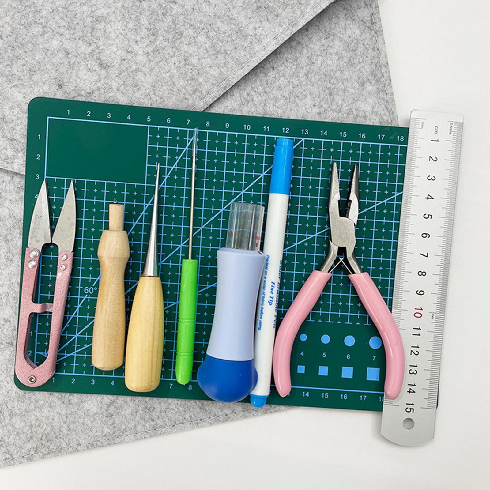 24Pcs DIY Suit Needle Felting Kit for DIY Craft Animal Home Decoration