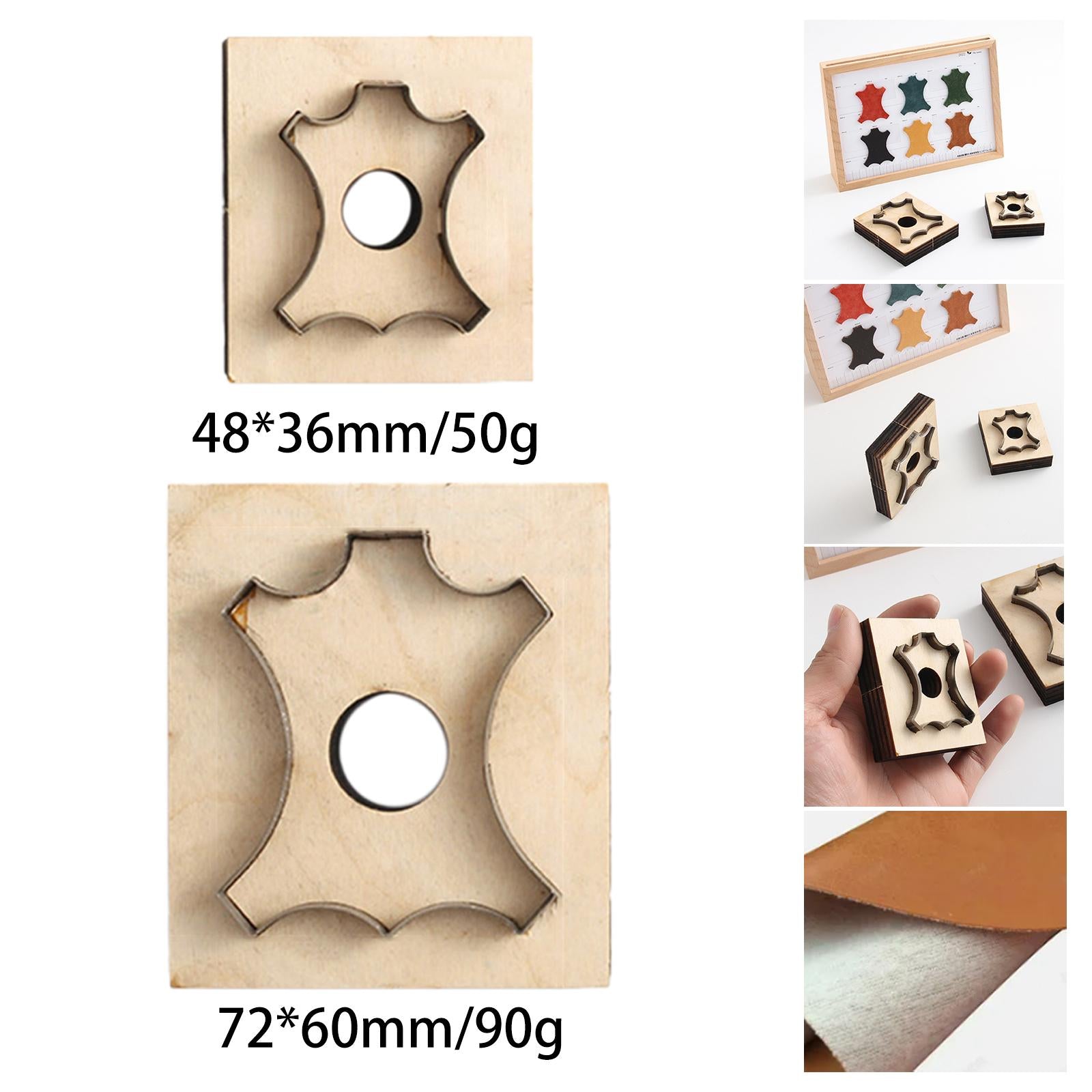 Japan Steel Blade DIY Cutting Mould Wood Rule Die Tag Pendant S 48X36mm