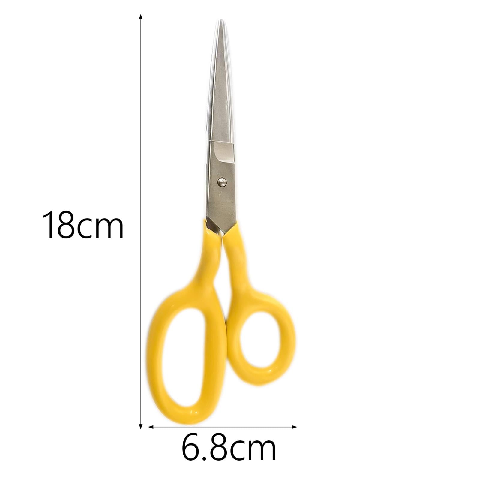 1PC Carpet Scissors Sharp Sturdy with Comfort Grip for DIY Crafting Yellow