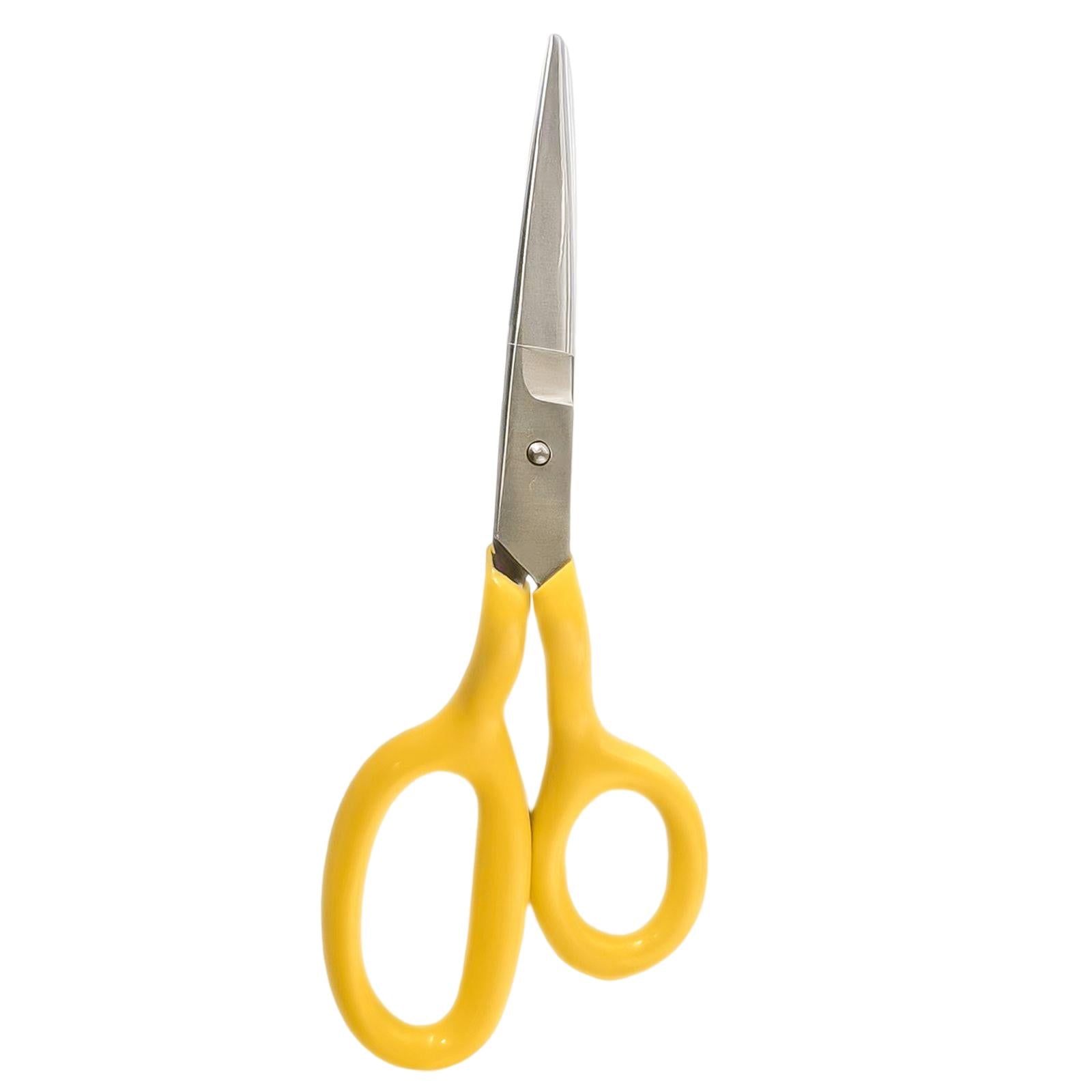 1PC Carpet Scissors Sharp Sturdy with Comfort Grip for DIY Crafting Yellow