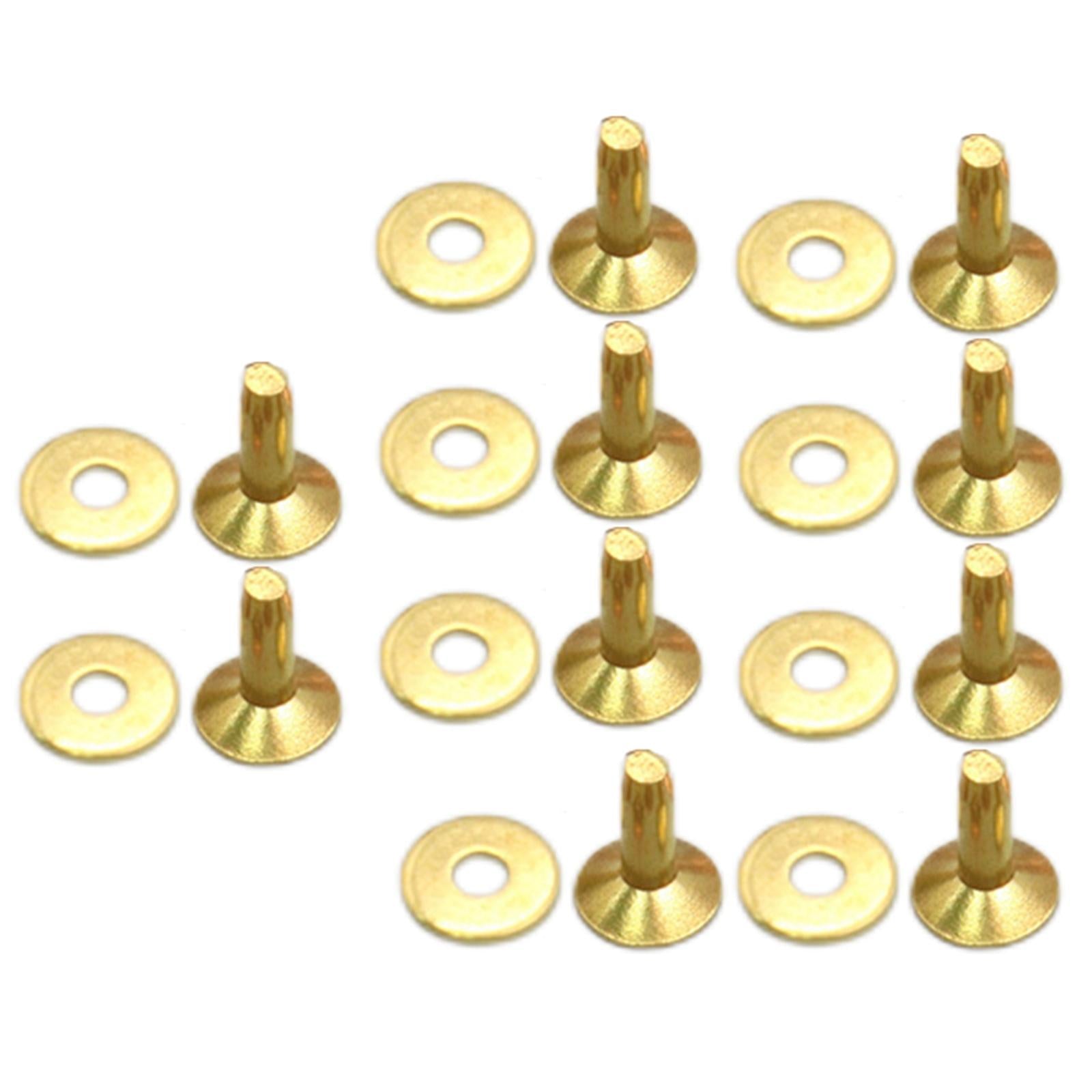 Rivets and Burrs Washers Fastener for DIY Craft Supplies Bridles Belts A
