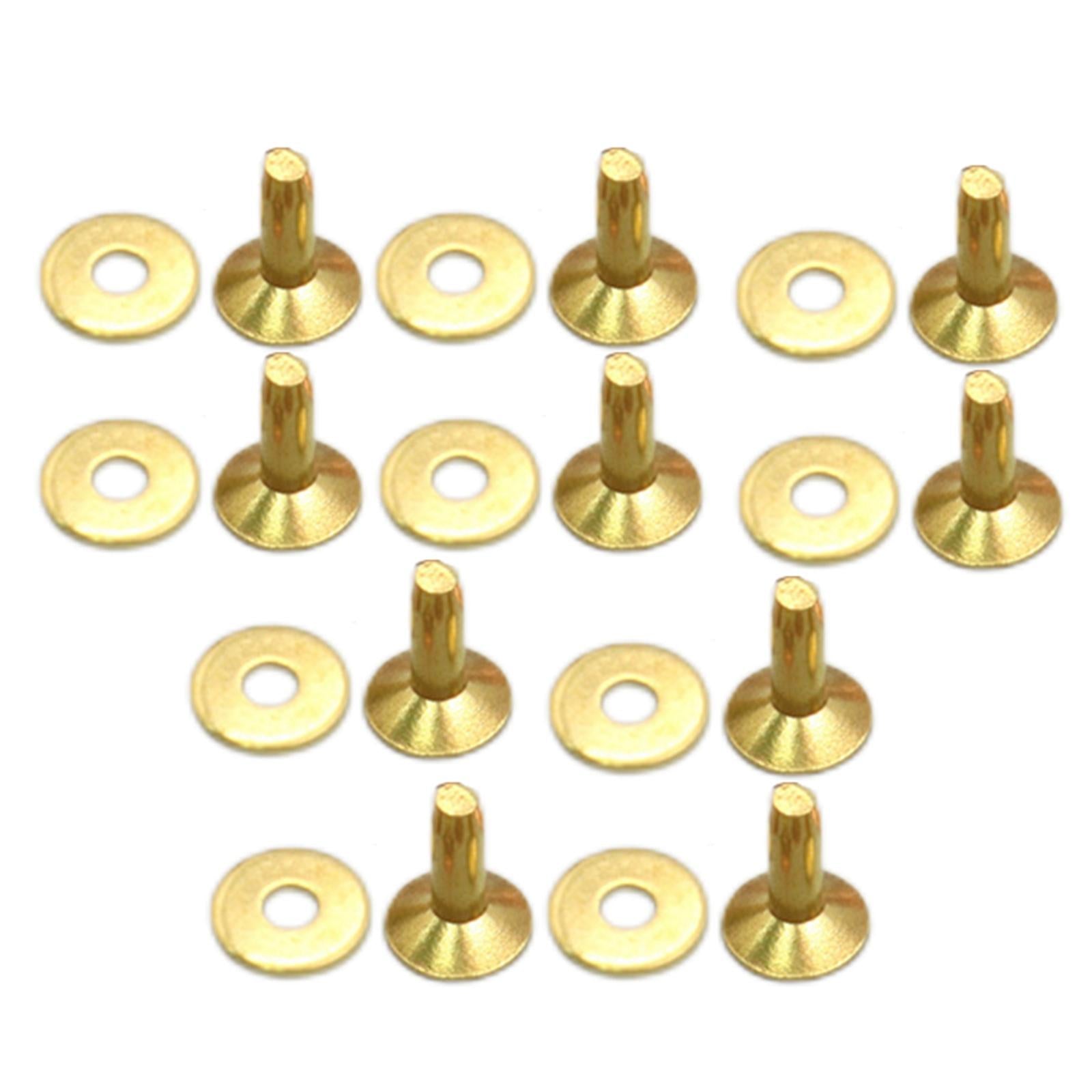 Rivets and Burrs Washers Fastener for DIY Craft Supplies Bridles Belts A