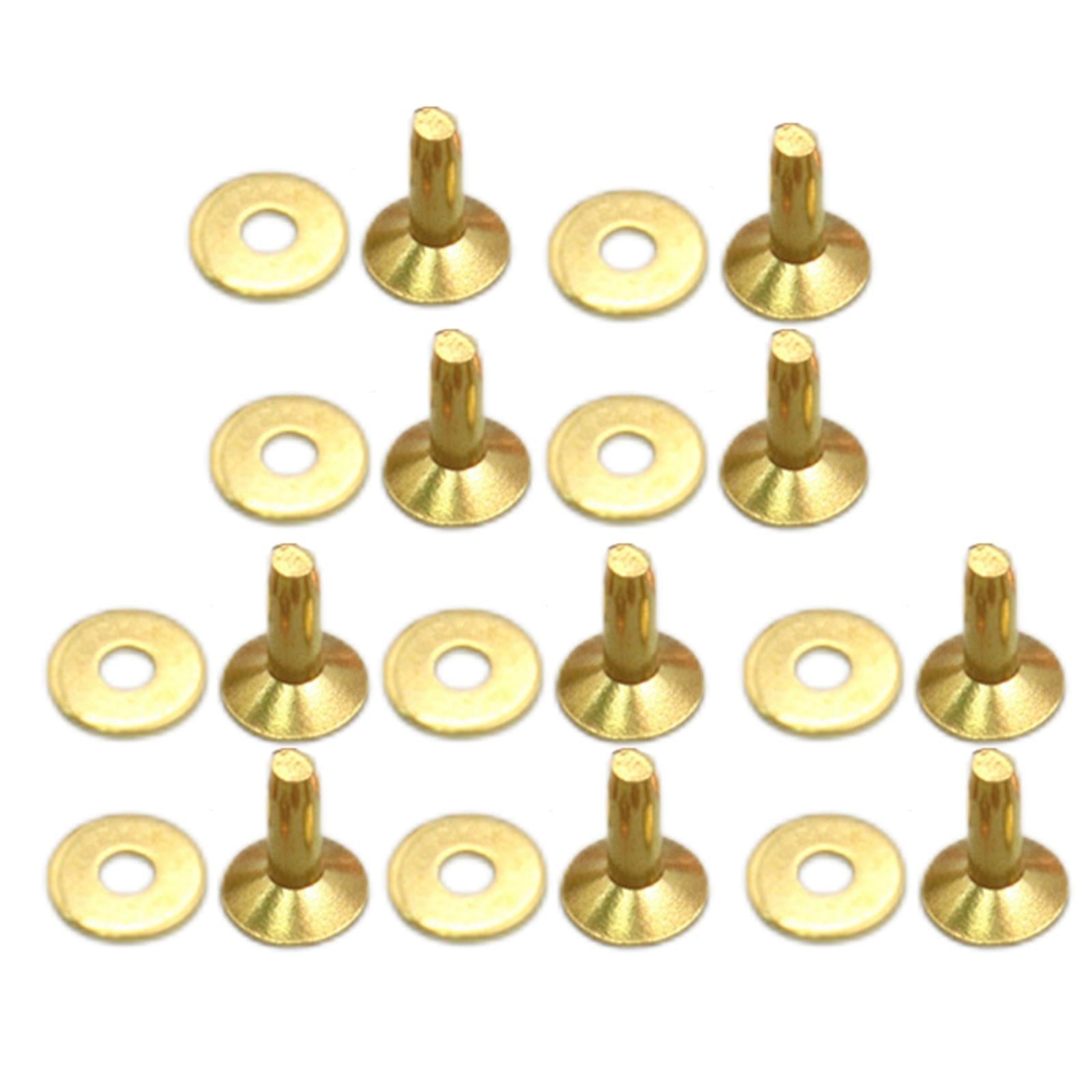 Rivets and Burrs Washers Fastener for DIY Craft Supplies Bridles Belts A
