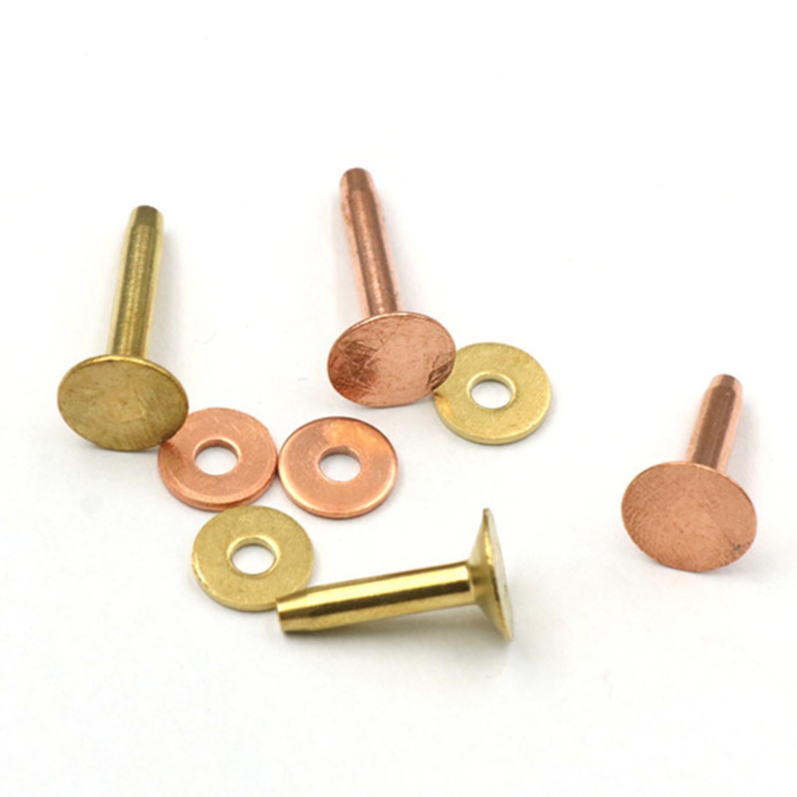 Rivets and Burrs Washers Fastener for DIY Craft Supplies Bridles Belts B