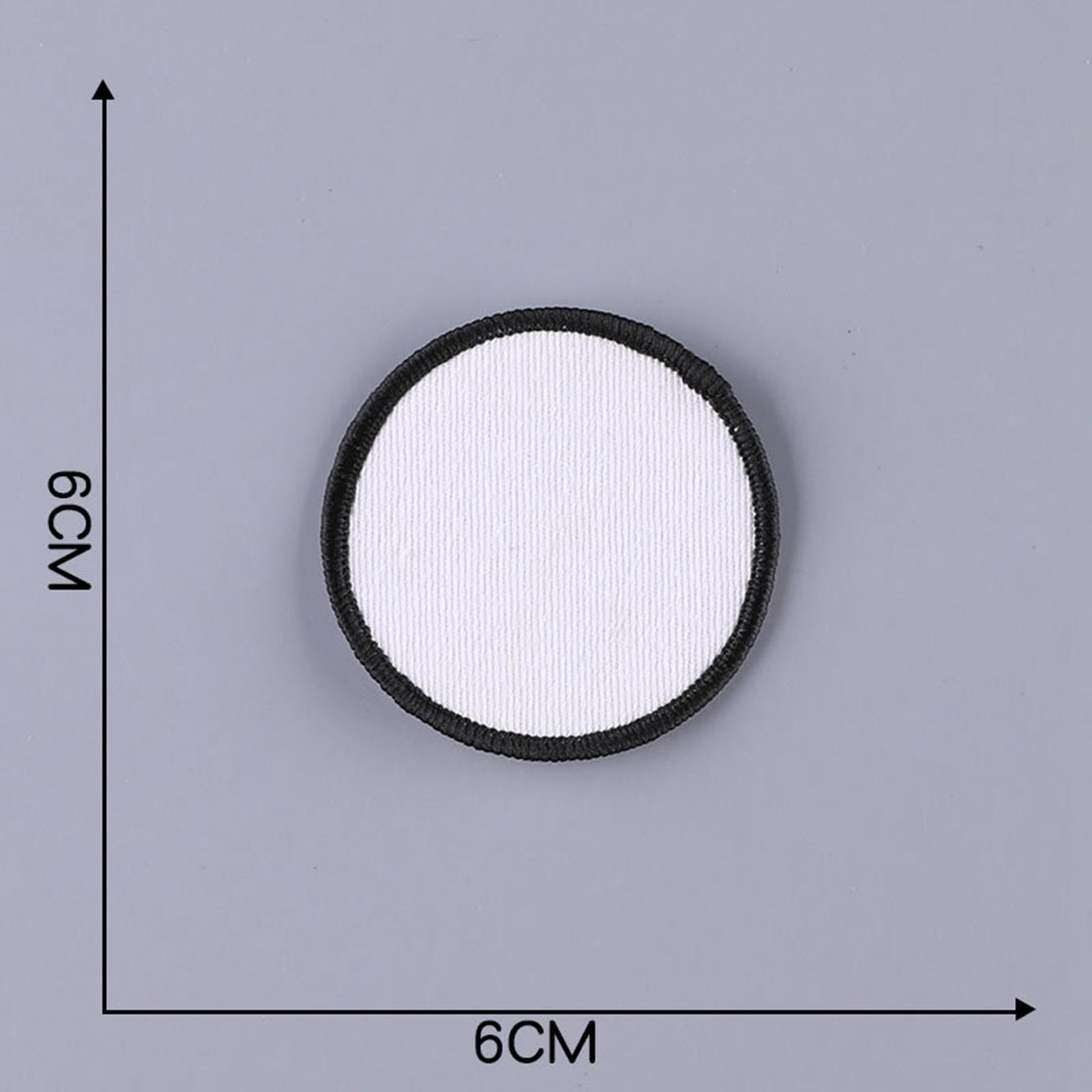 Sublimation Patch Blanks Sew On Iron On Hot Melt Embroidered Armband for Hat B Set