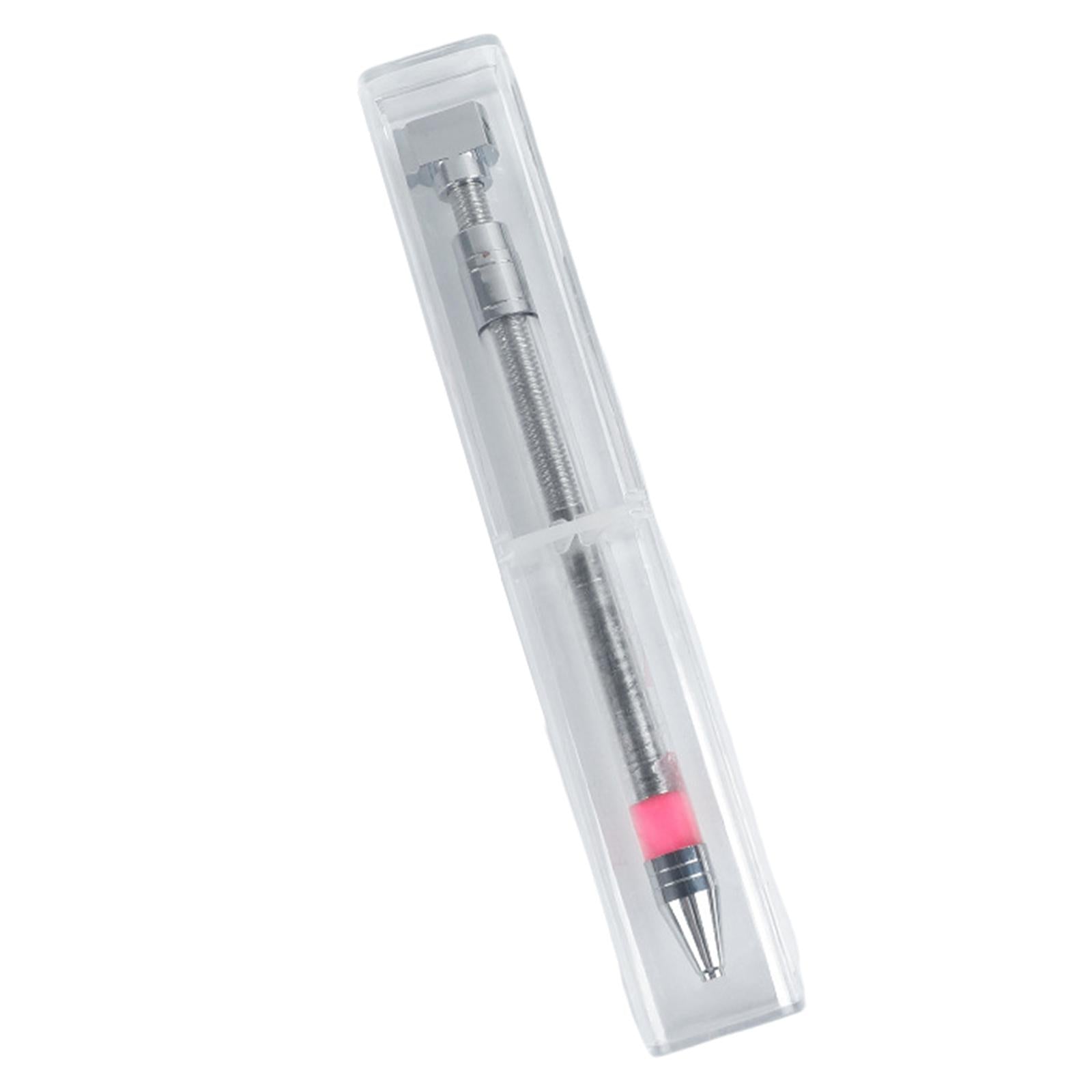 Dotting Pen Crystals Wax Pencil for Nail Art Manicure Decoration Tools Pink