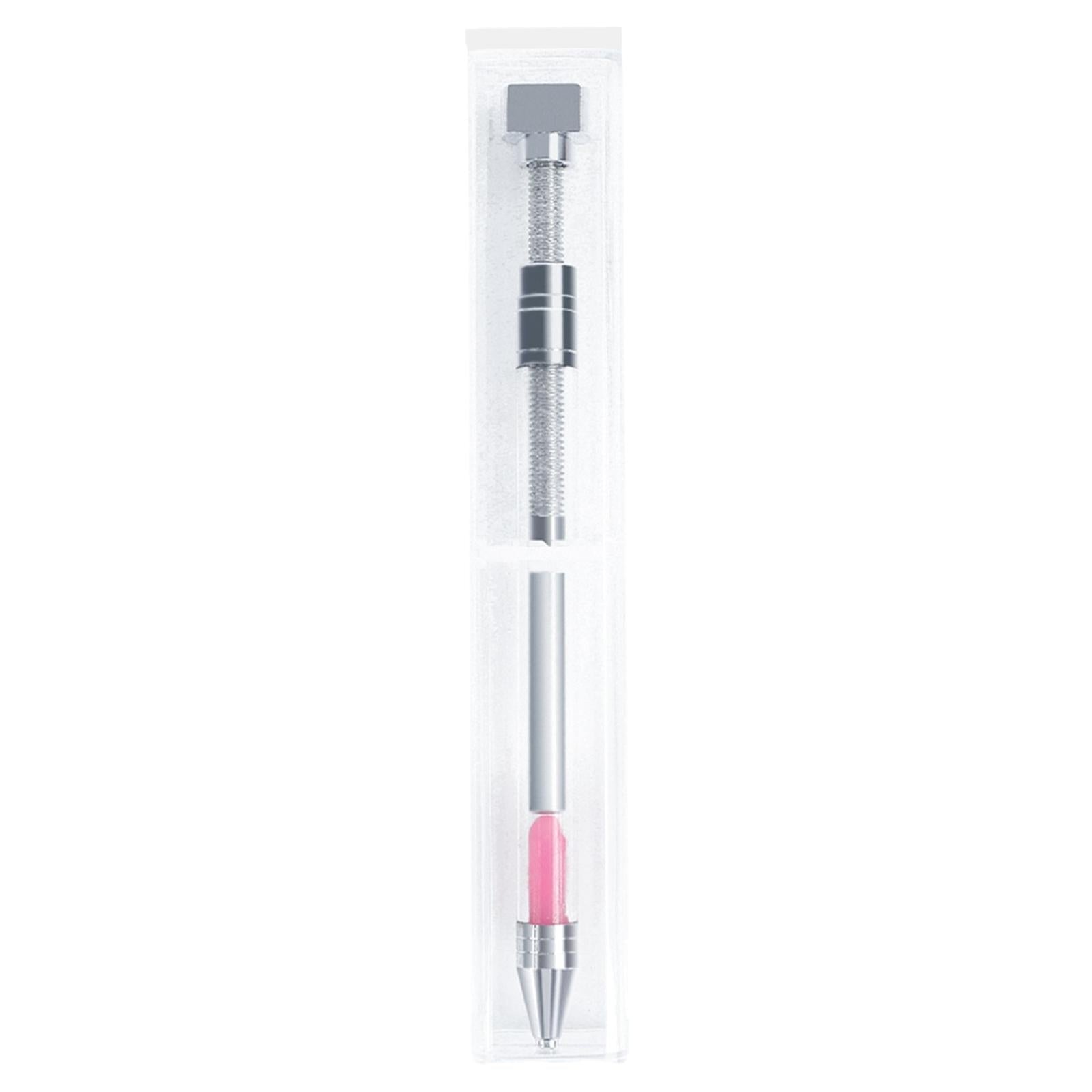Dotting Pen Crystals Wax Pencil for Nail Art Manicure Decoration Tools Pink