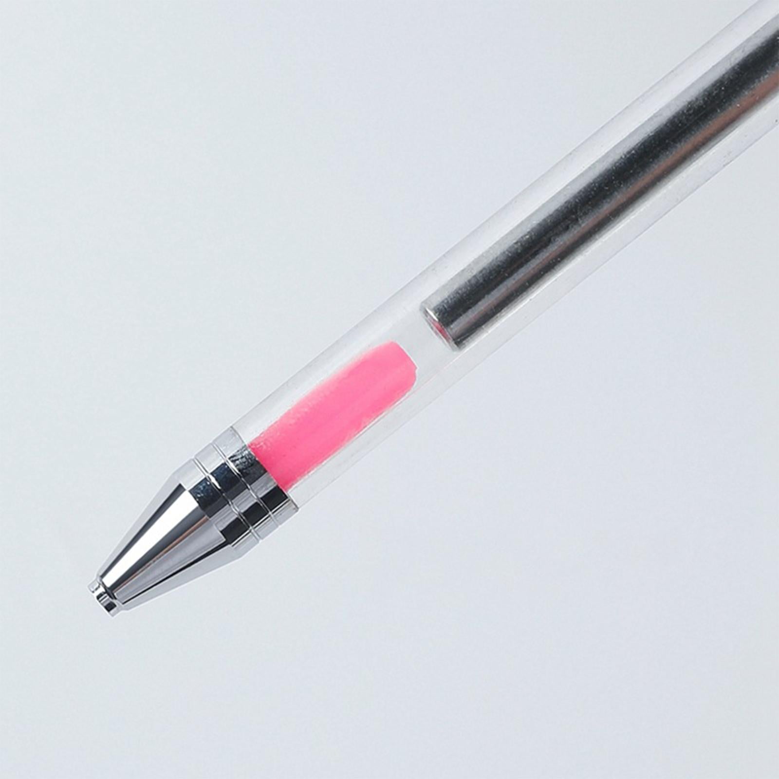 Dotting Pen Crystals Wax Pencil for Nail Art Manicure Decoration Tools Pink