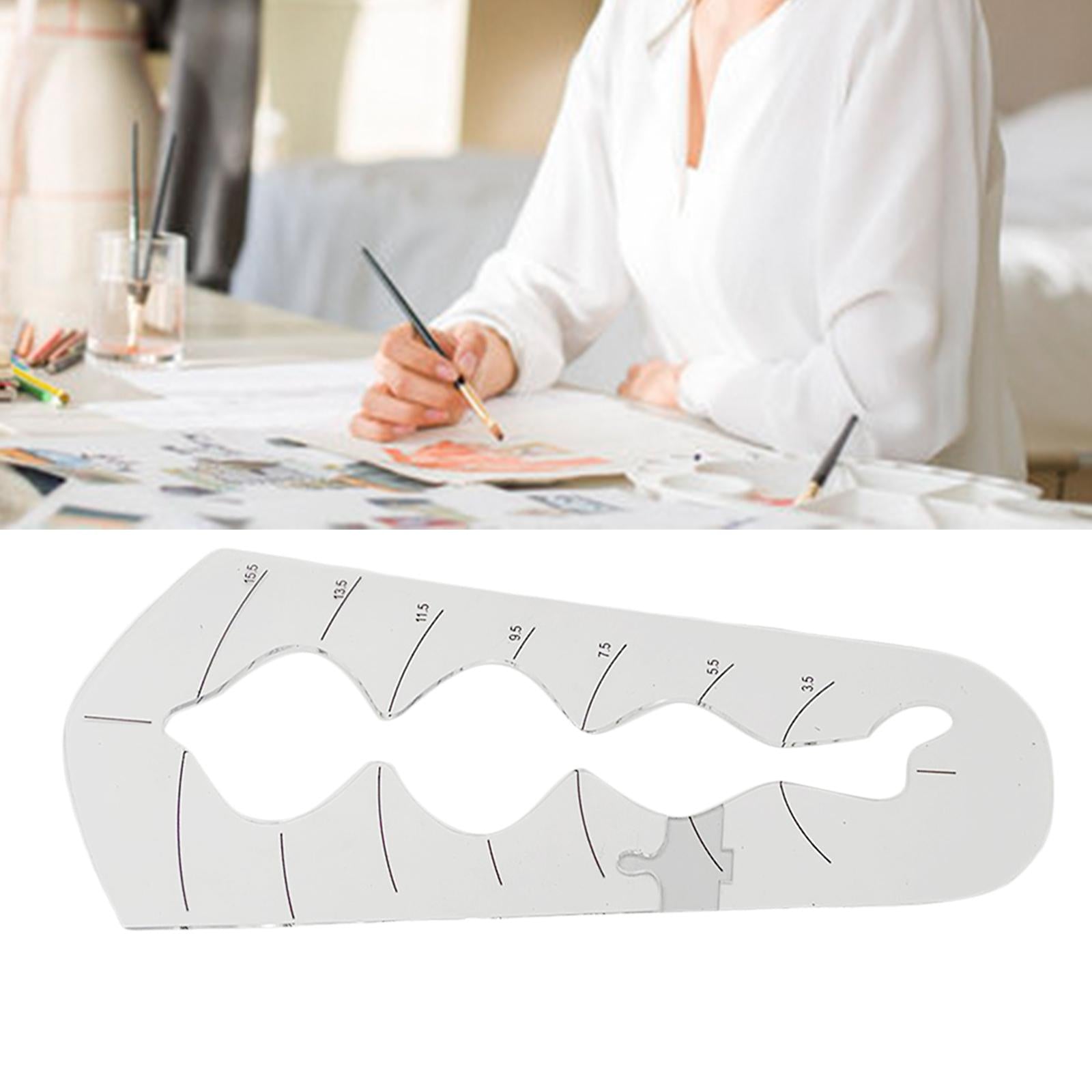 Quilting Template Ruler Bubble Border Acrylic for DIY Craftwork and Sewing
