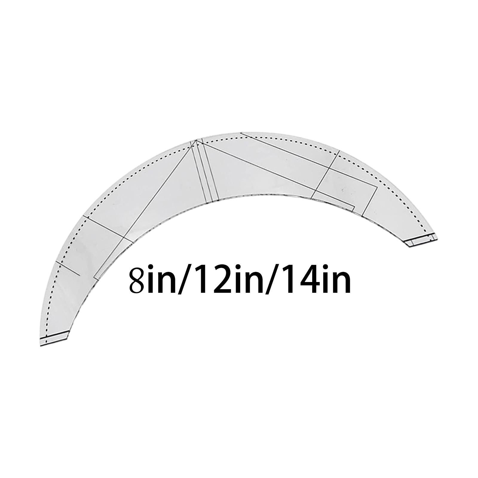 Quilting Cutting Template Handmade Patchwork Ruler DIY Sewing 8inch