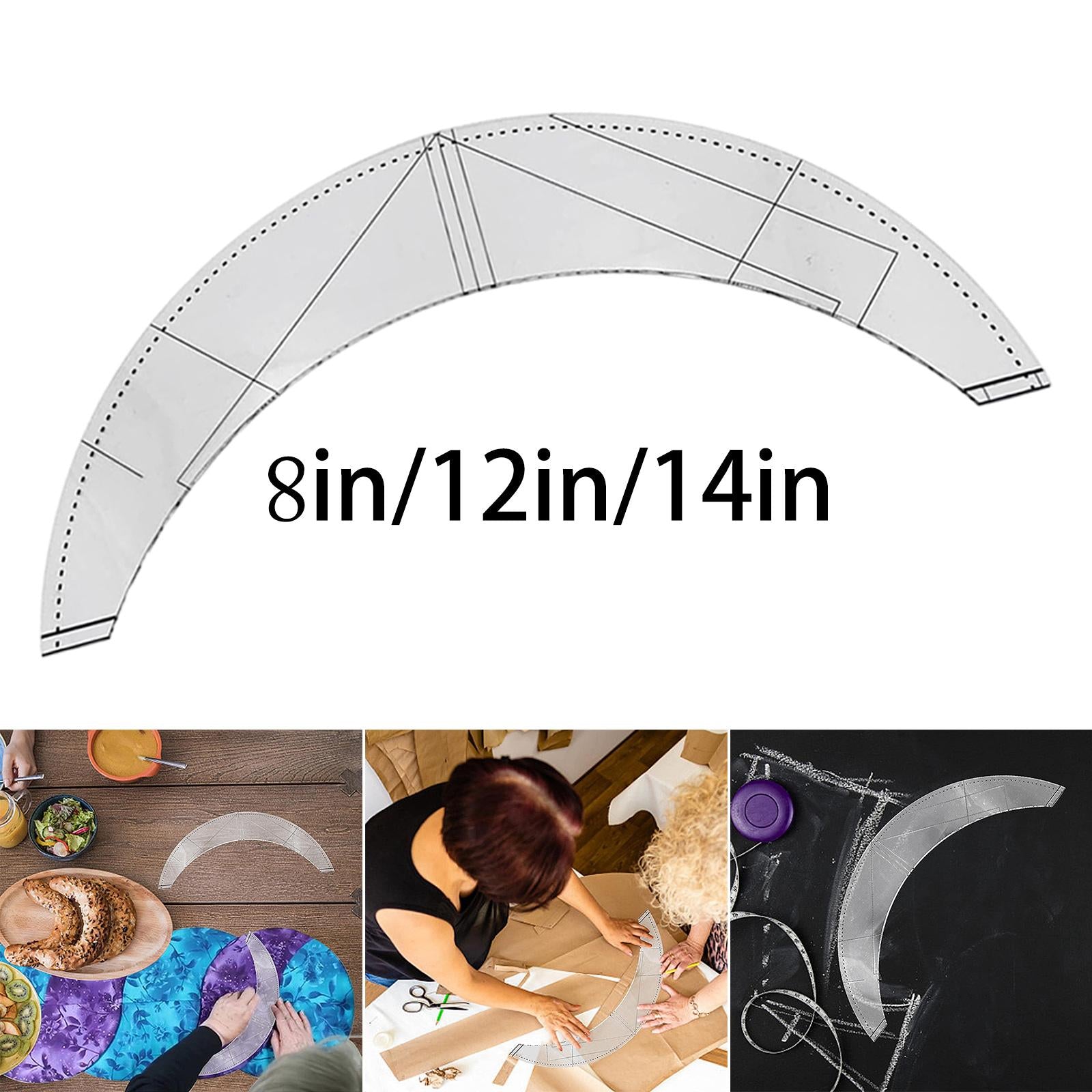 Quilting Cutting Template Handmade Patchwork Ruler DIY Sewing 8inch