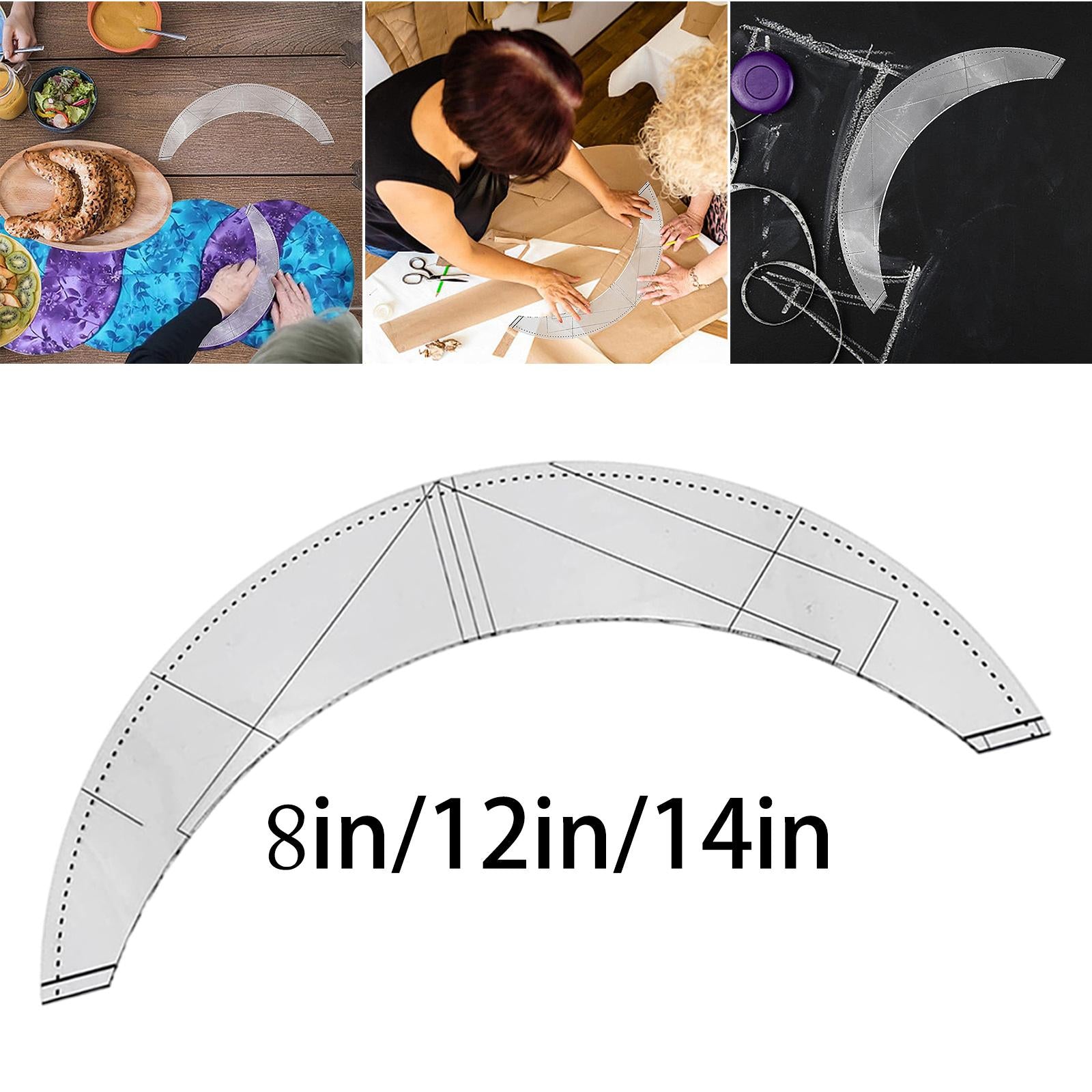 Quilting Cutting Template Handmade Patchwork Ruler DIY Sewing 8inch