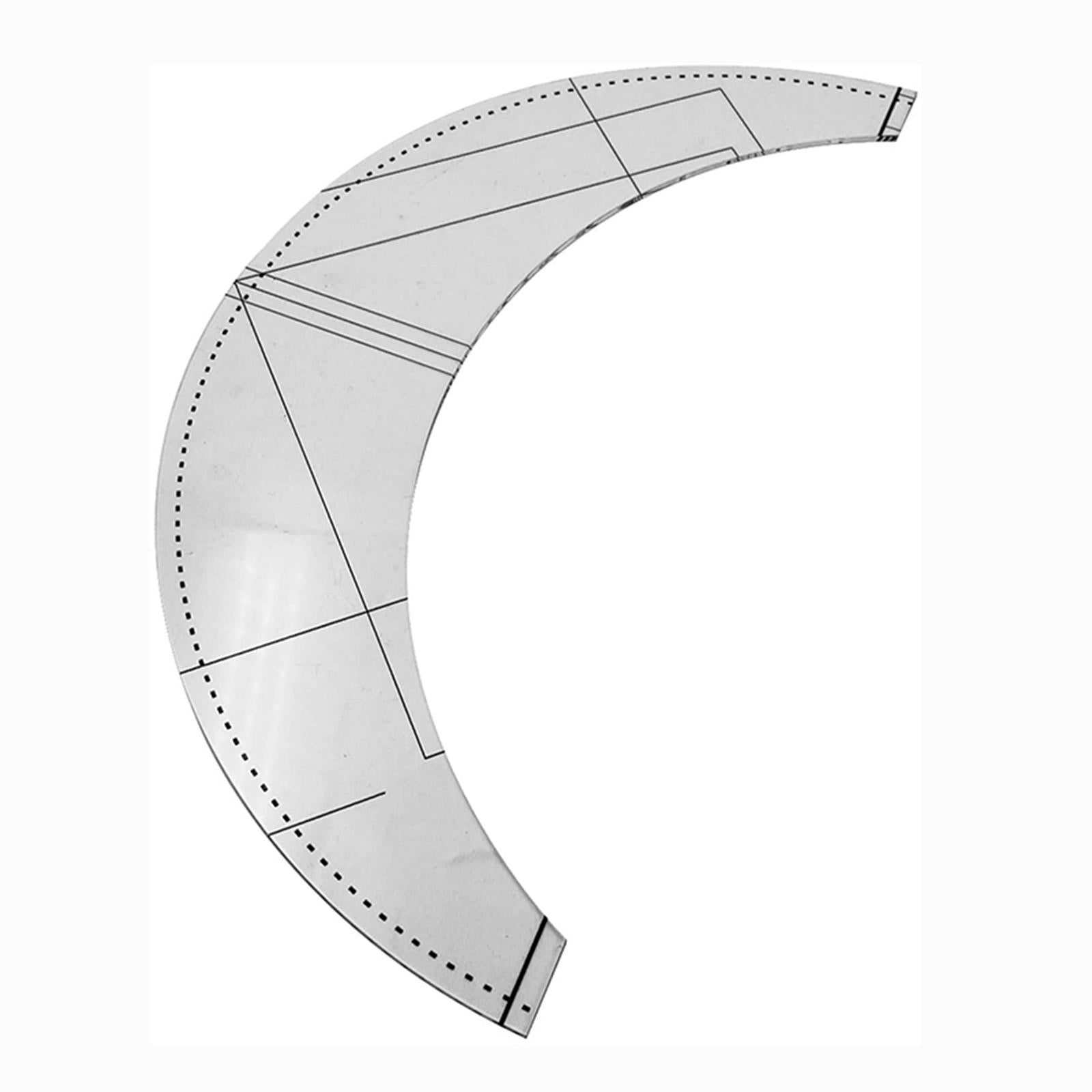 Quilting Cutting Template Handmade Patchwork Ruler DIY Sewing 8inch