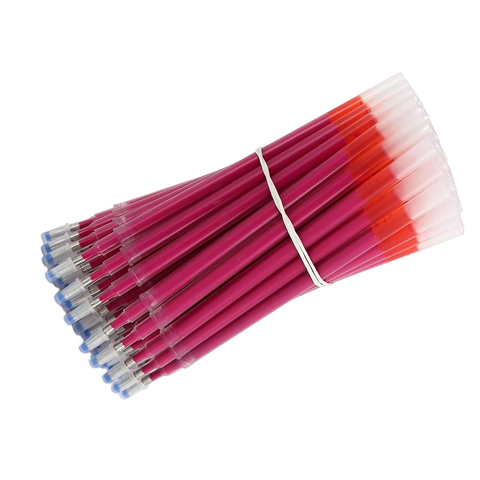 50pcs Heat Erase Pens Refills Heat Disappearing Ink for Quilting Sewing Red