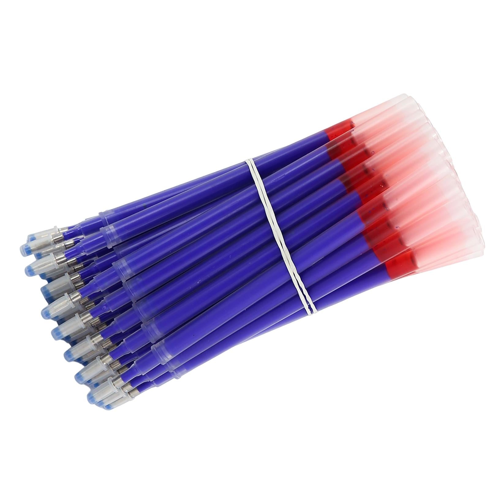 50pcs Heat Erase Pens Refills Heat Disappearing Ink for Quilting Sewing Blue