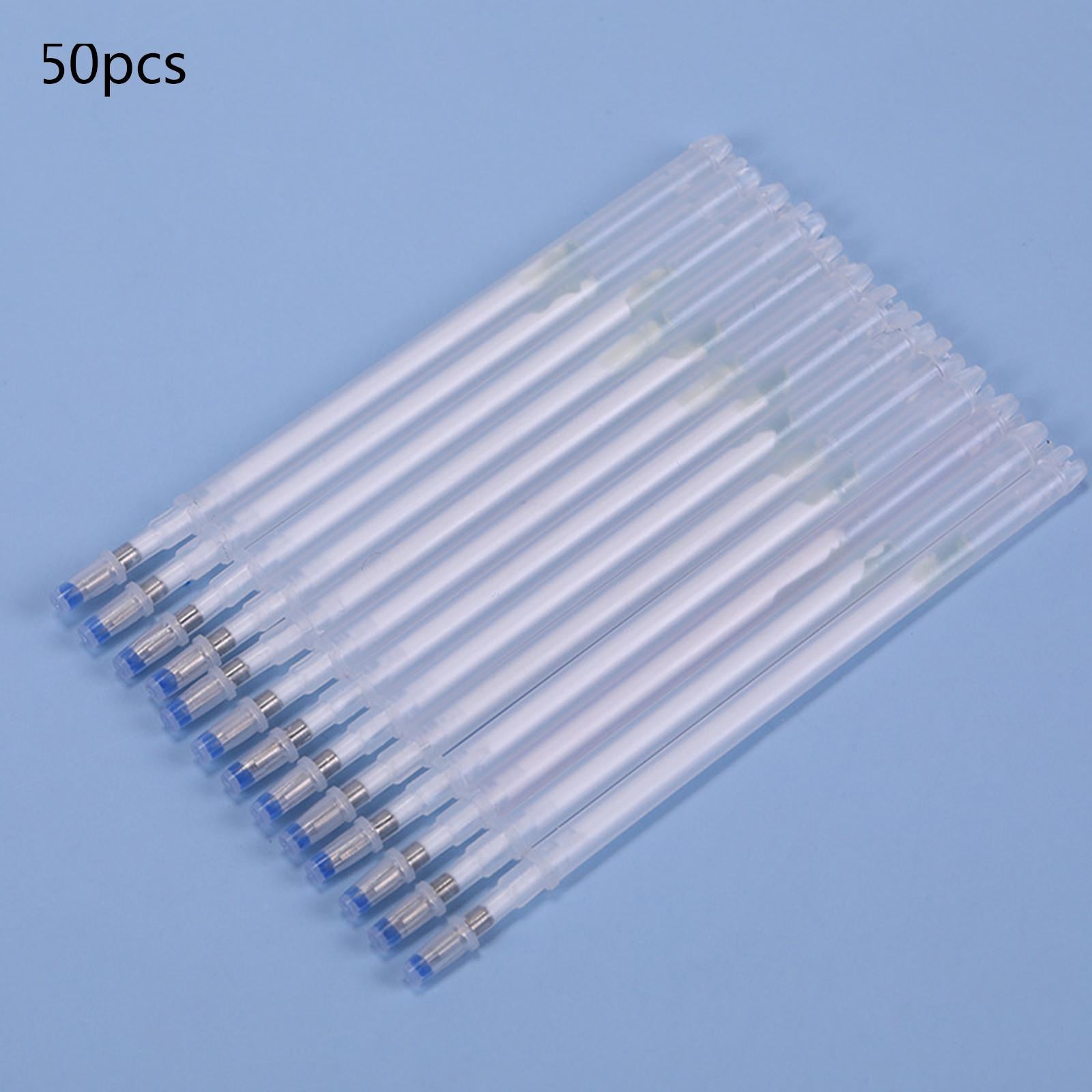 Heat Erasable Pen Refills Fabric Marker Tailors Quilting Embroidery Sewing White Thick 50pcs