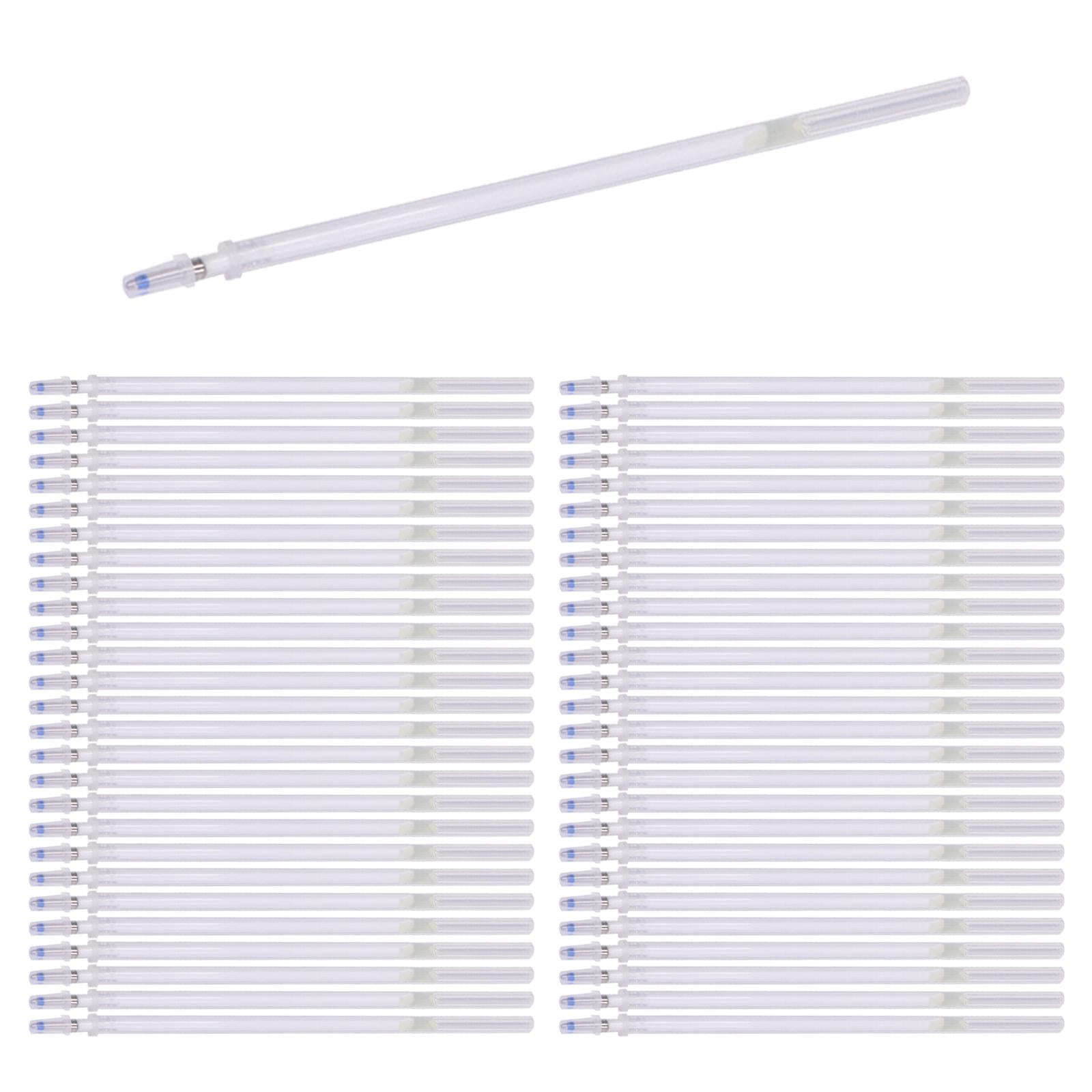 Heat Erasable Pen Refills Fabric Marker Tailors Quilting Embroidery Sewing White Thin 100pcs